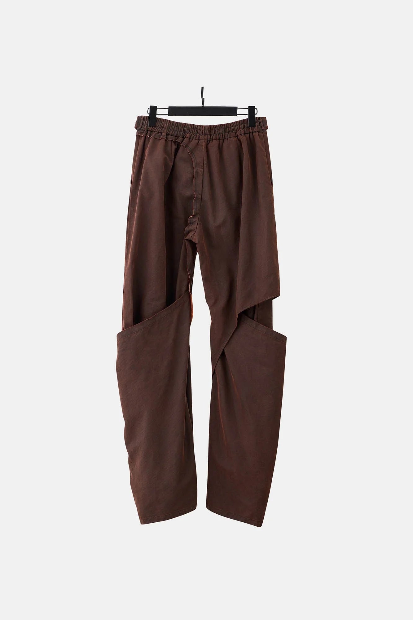 ILNya Nieternite Nifutur Weathered Coated Deconstructed Trousers