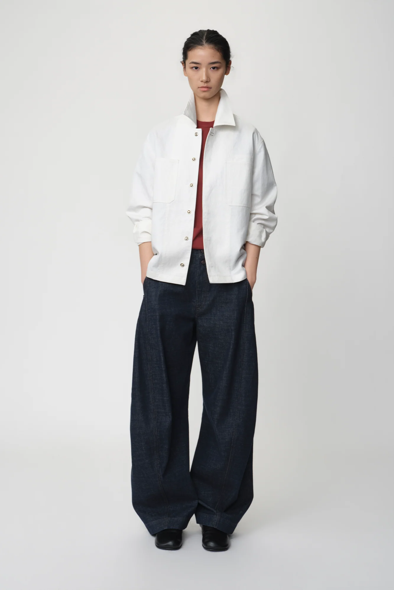OPICLOTH Cotton-Blend Patch-Pocket Jacket
