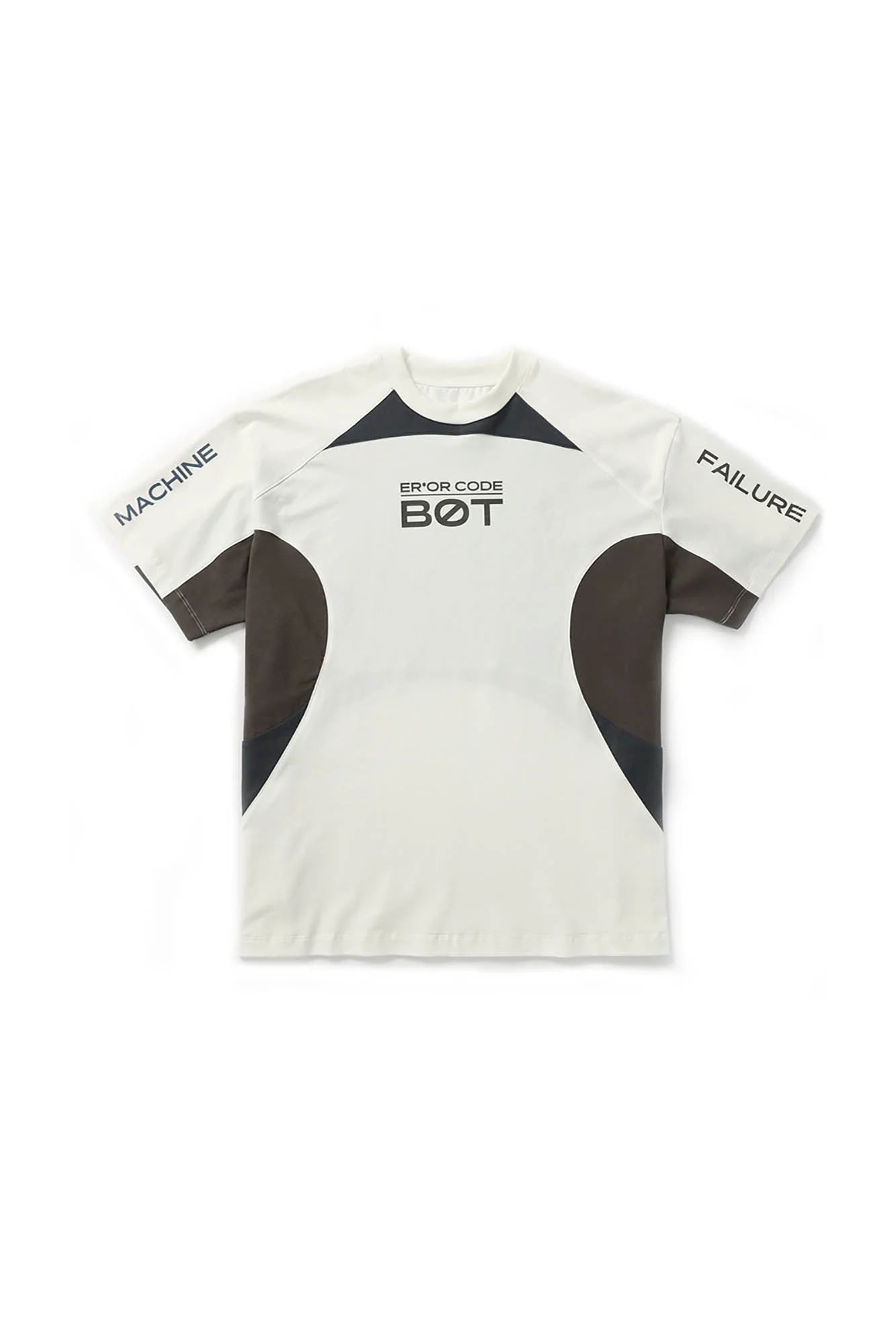 ERROR CODE ROBOT Arc Spliced Contrast T-Shirt