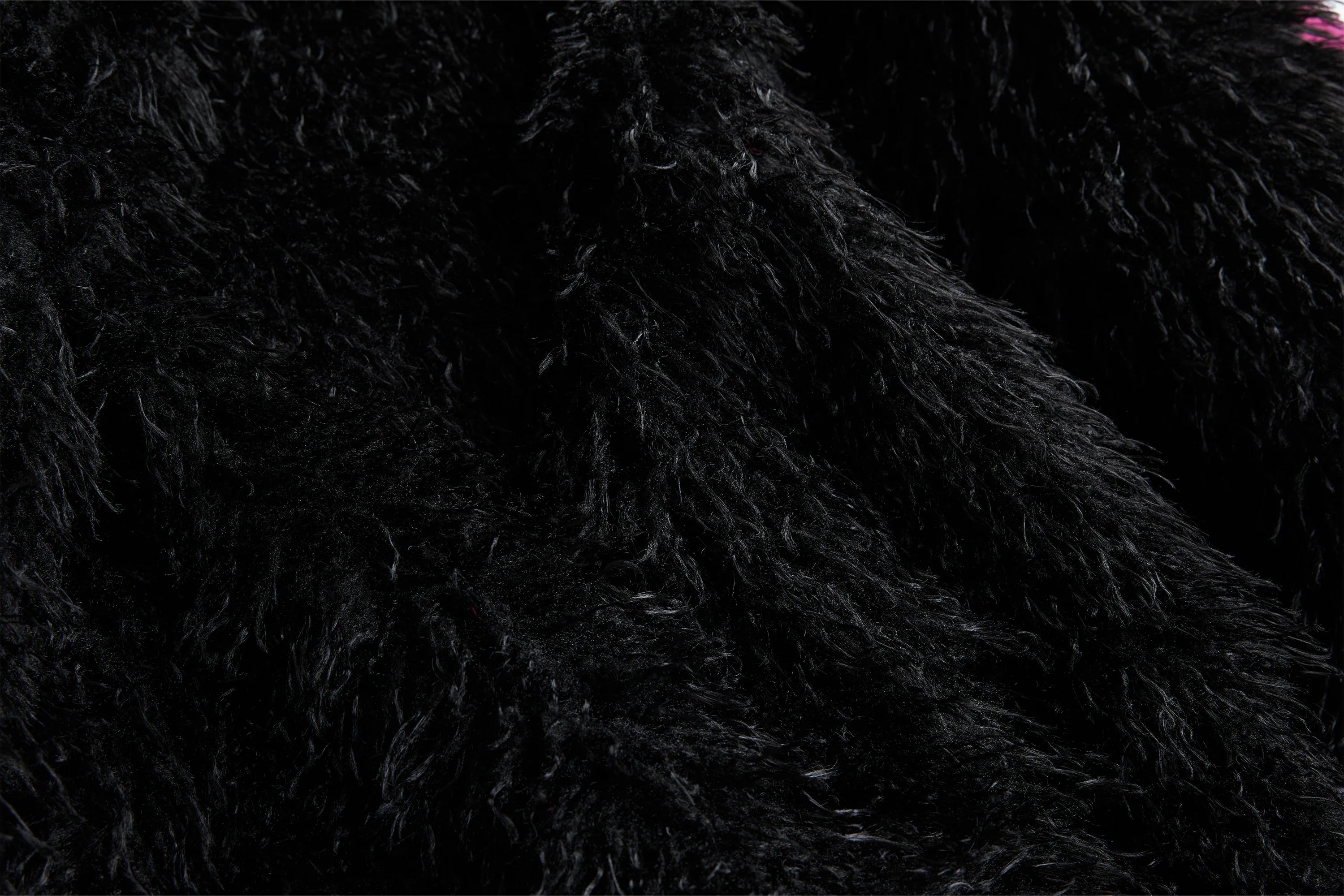 VANN VALRENCE Detachable Hood Faux-Fur Collar Parka