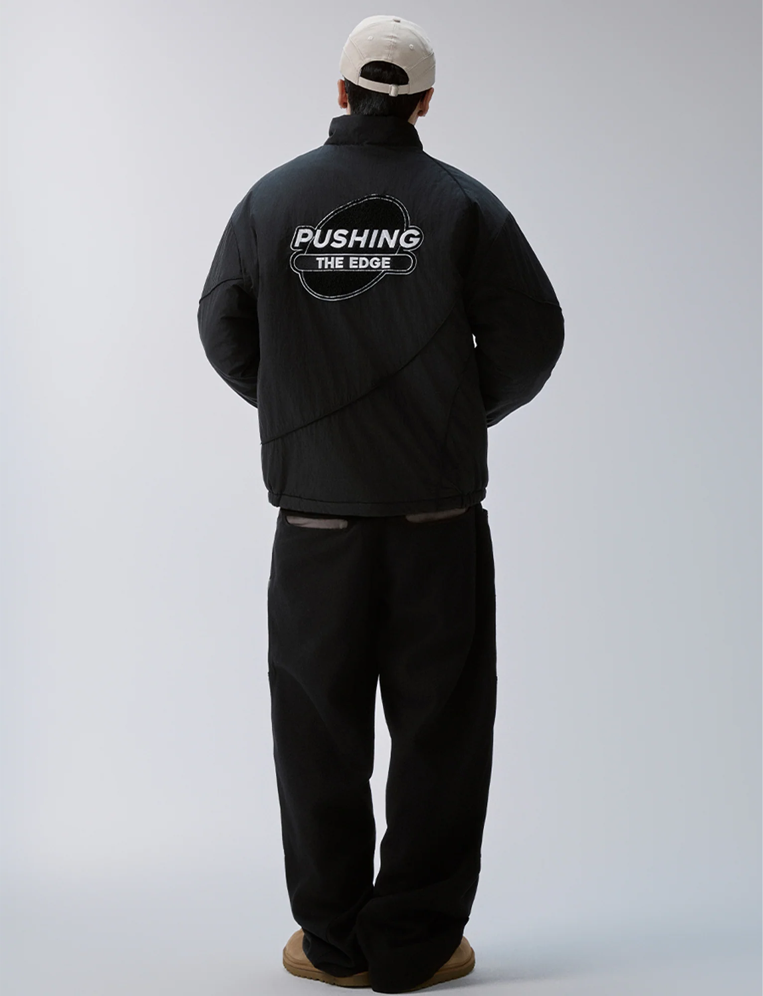 F2CE Paneled Contrast Embroidered LOGO Pants