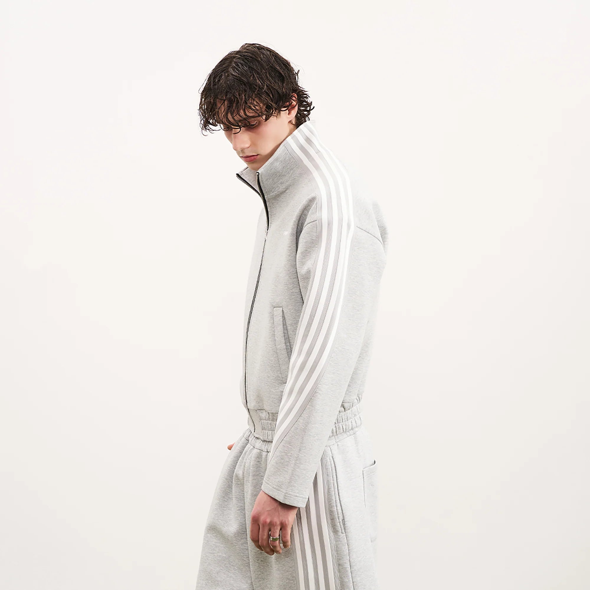 PMW Retro Curved Stripe Track Jacket