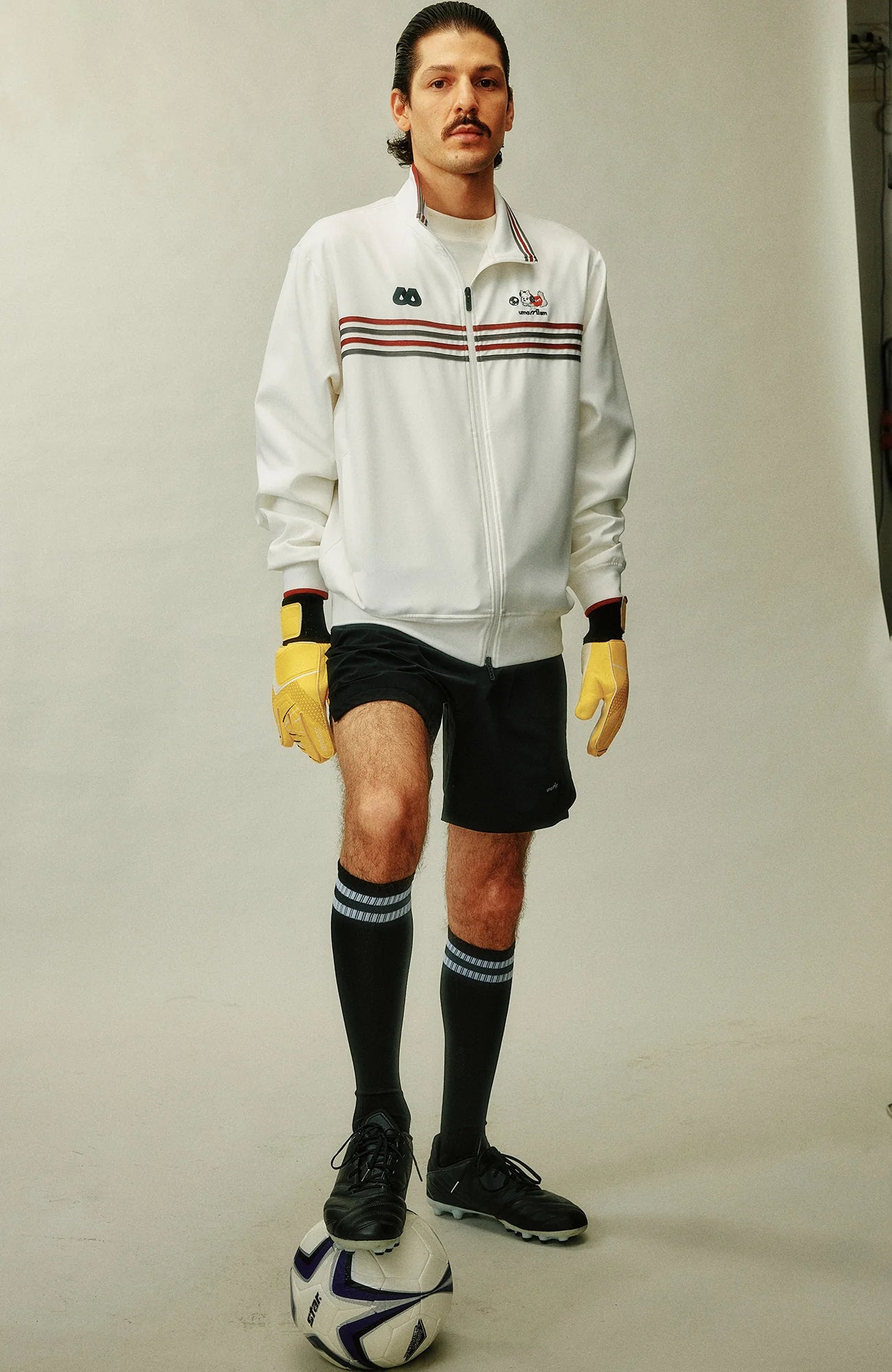 UMAMIISM Retro Striped Track Jacket