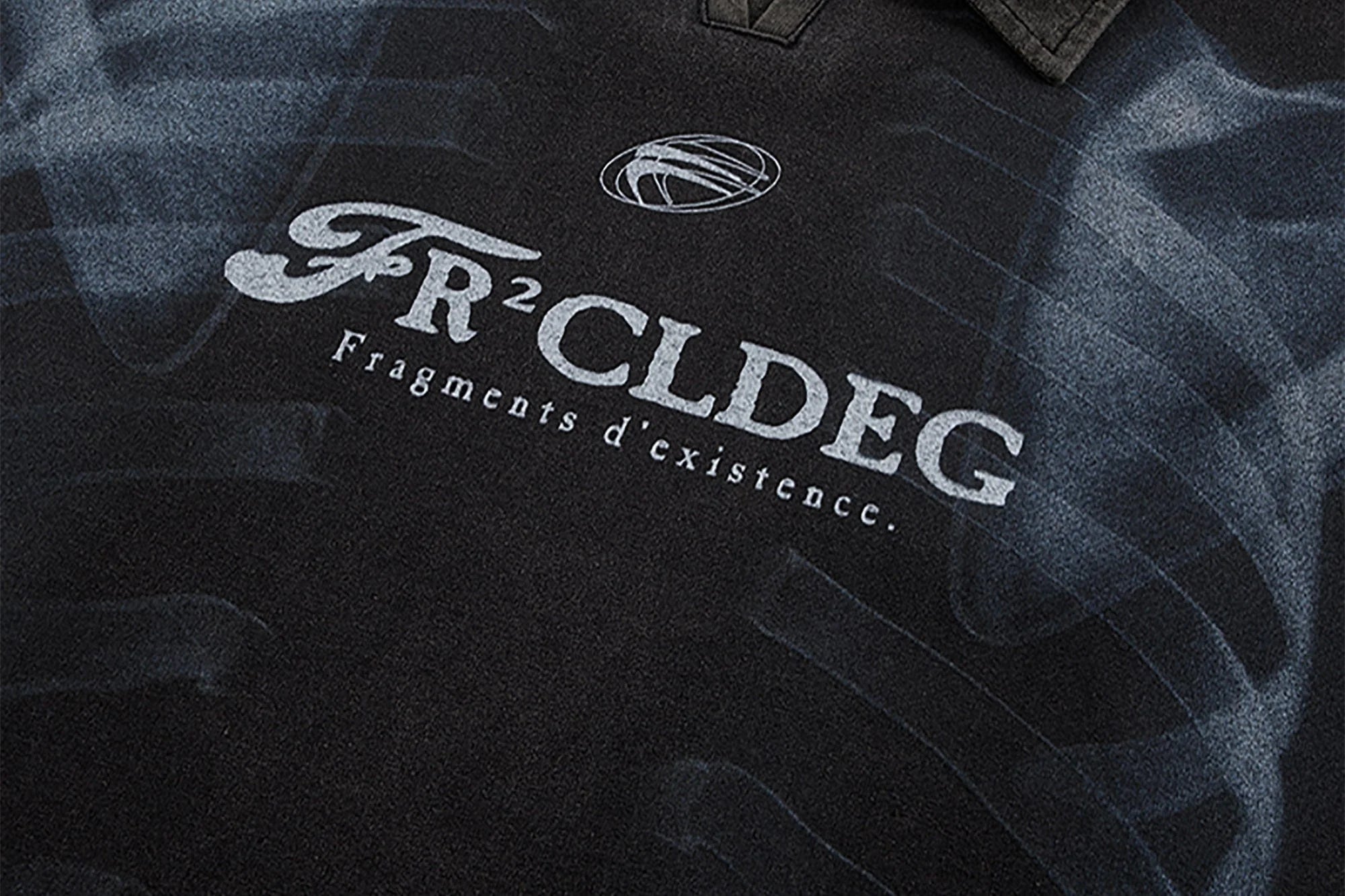 F2CE Distressed X-Ray Polo T-Shirt