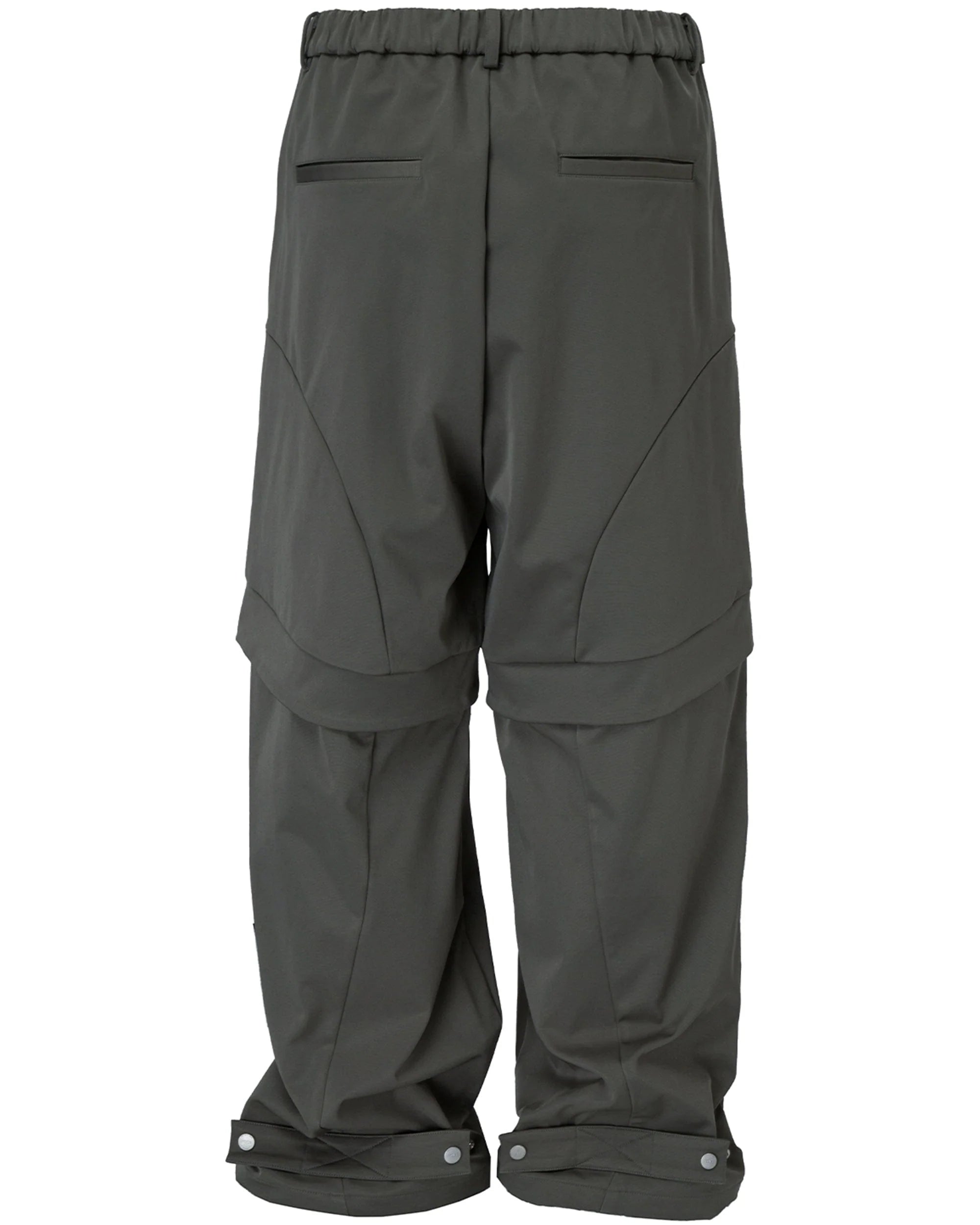 F2CE Modern Deconstructed Double-Knee Rivet Pants