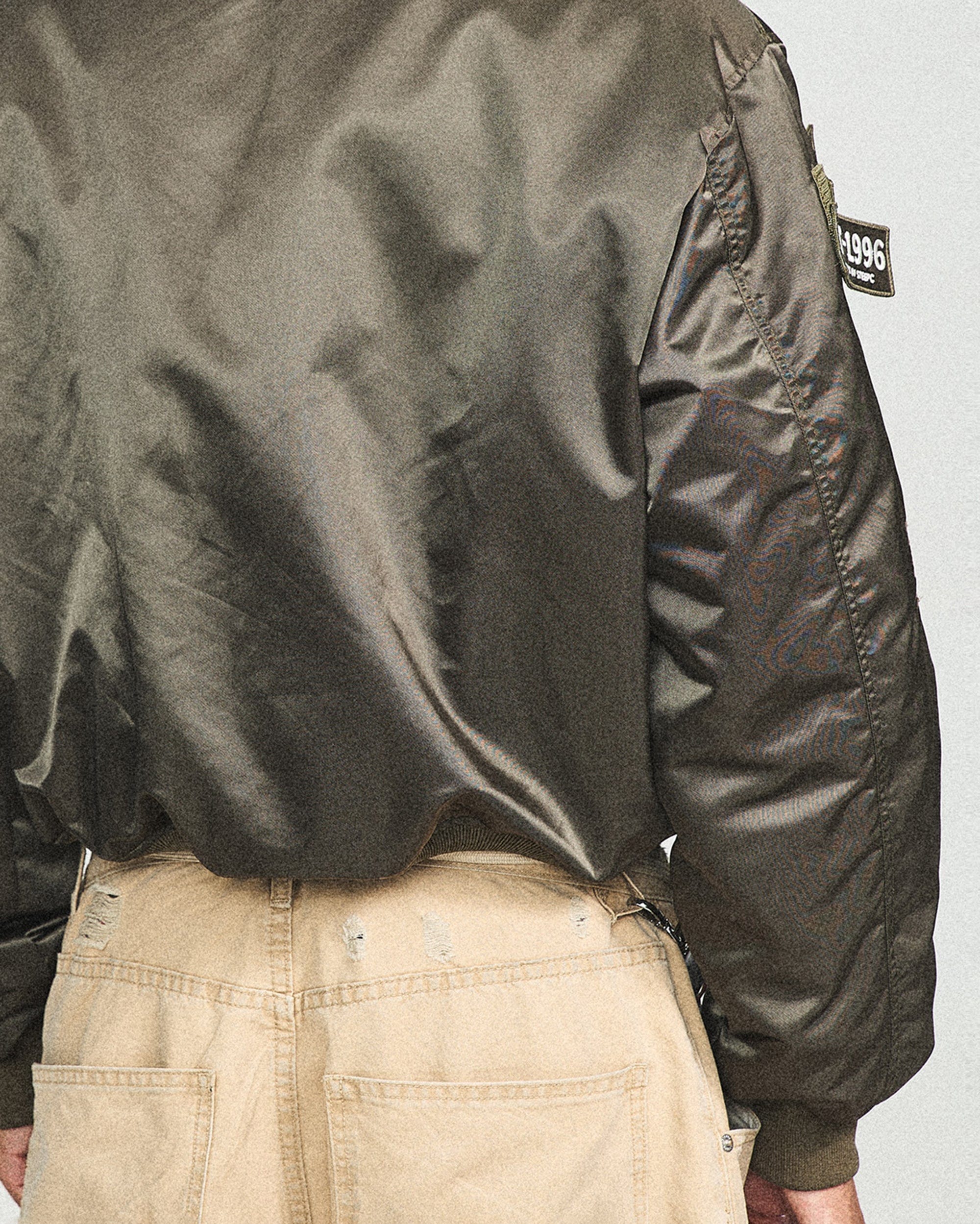 STEEPC Camo MA2 Multi-Pocket Patchwork Reversible Jacket