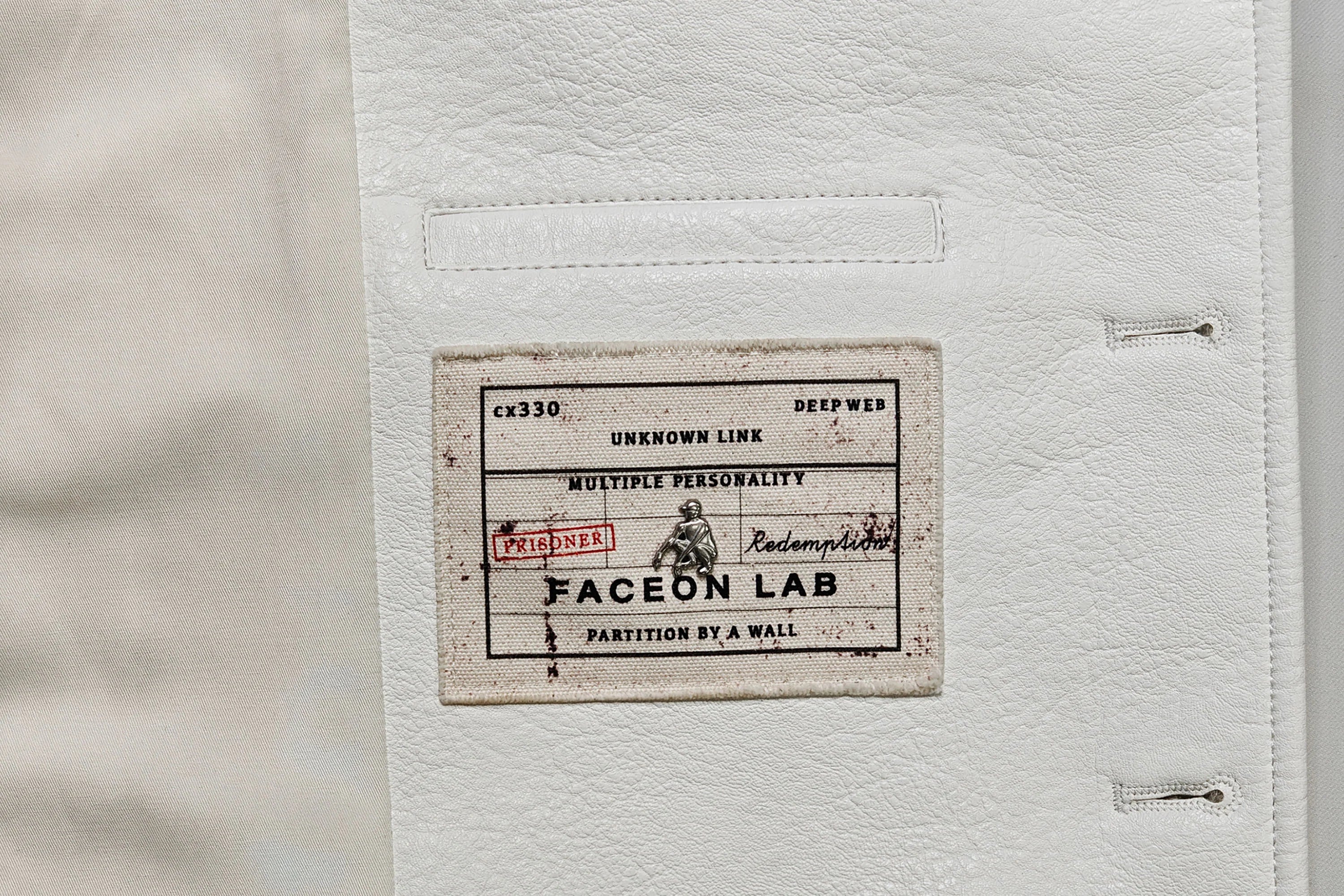 FACEONLAB Badge PU Utility Jacket