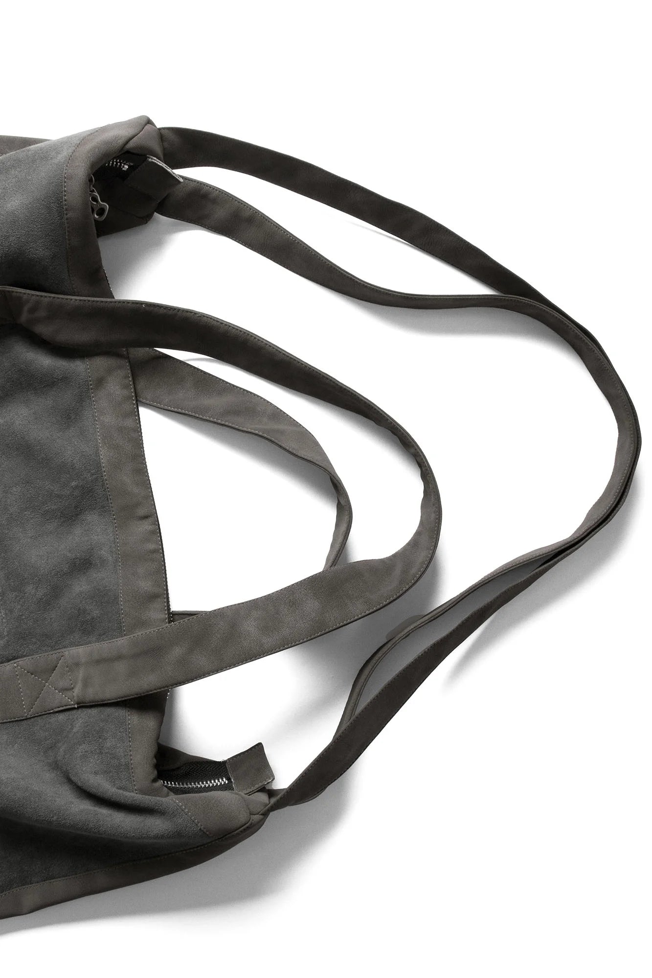 RELABEL Suede Panel Crossbody Bag
