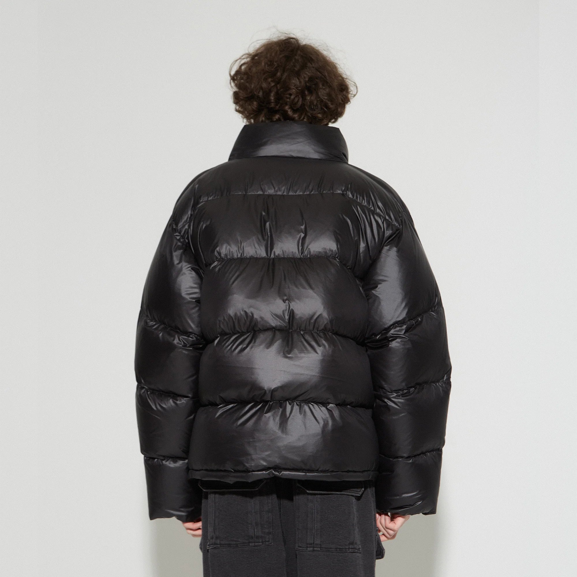 VANN VALRENCE Classic Stand-Collared Duck-Down Oversized Jacket
