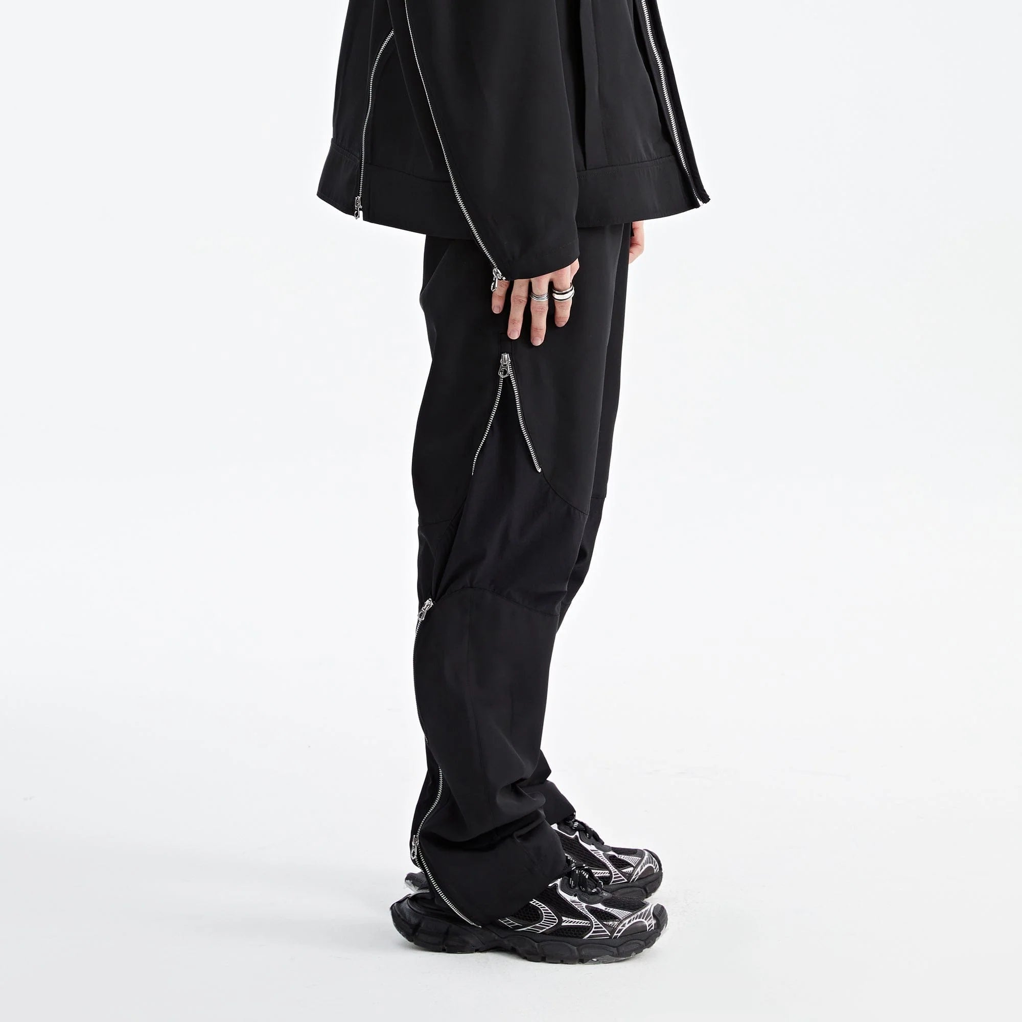 ORGANIC EMOTION Splash-Proof Zippered Paratrooper Pants