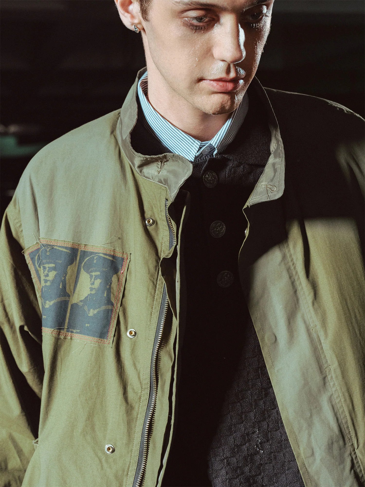 RICHILL Detachable Inner Liner Patch Parka