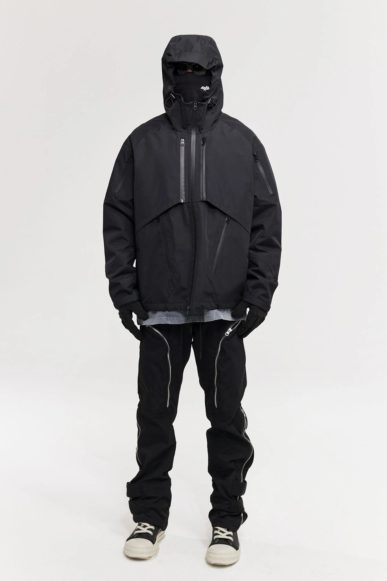 CATSSTAC Layered Multi-Pocket Waterproof Hooded Jacket
