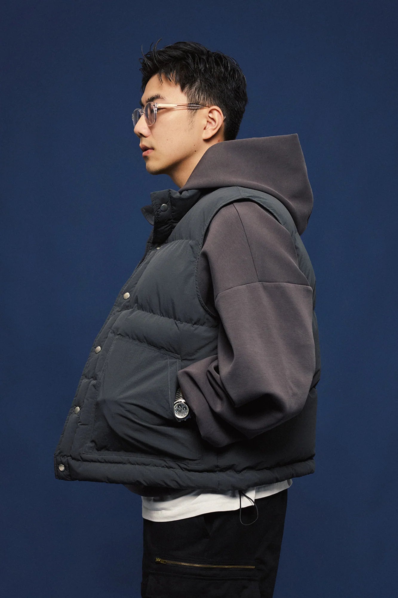 BANANA CLUB Essential Snap Down Vest