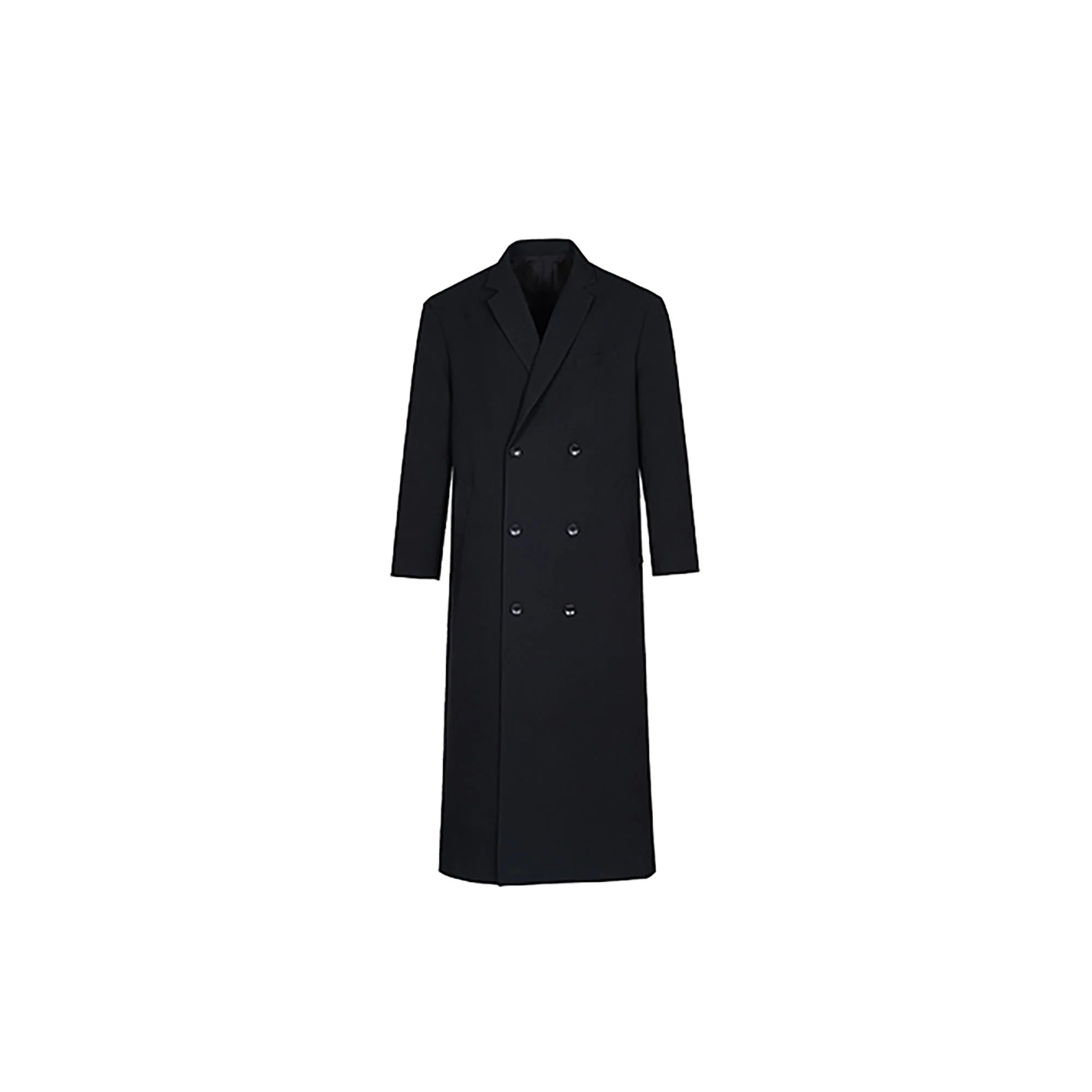 TUIMU Double-Breasted Maxi Trench Coat