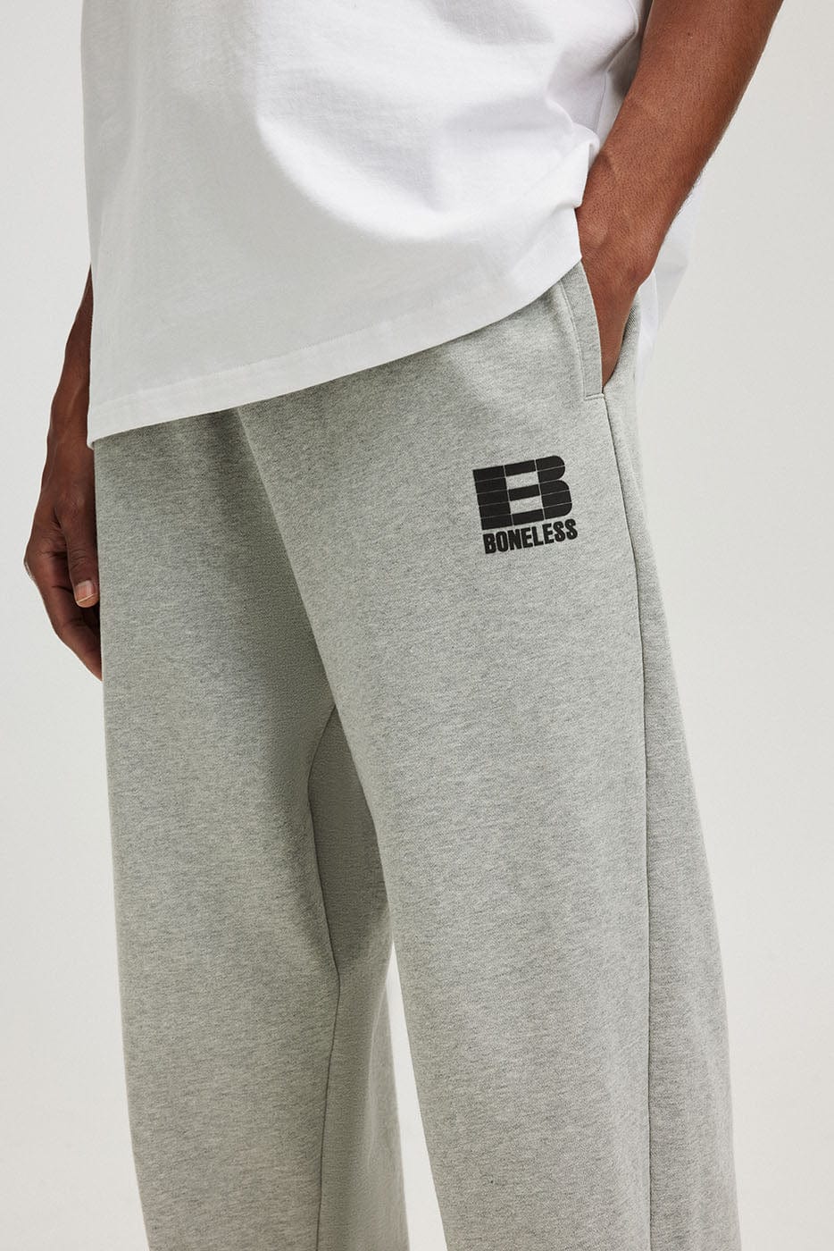 BONELESS Plaid B LOGO Jogger