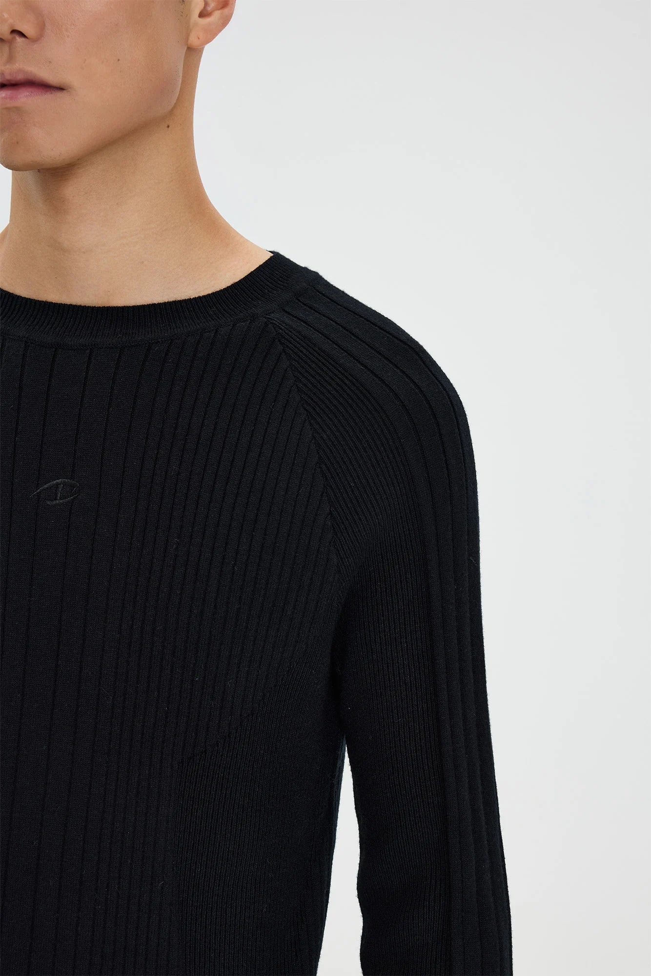 CATSSTAC Essential Slim Rib Wool-Blend Sweater