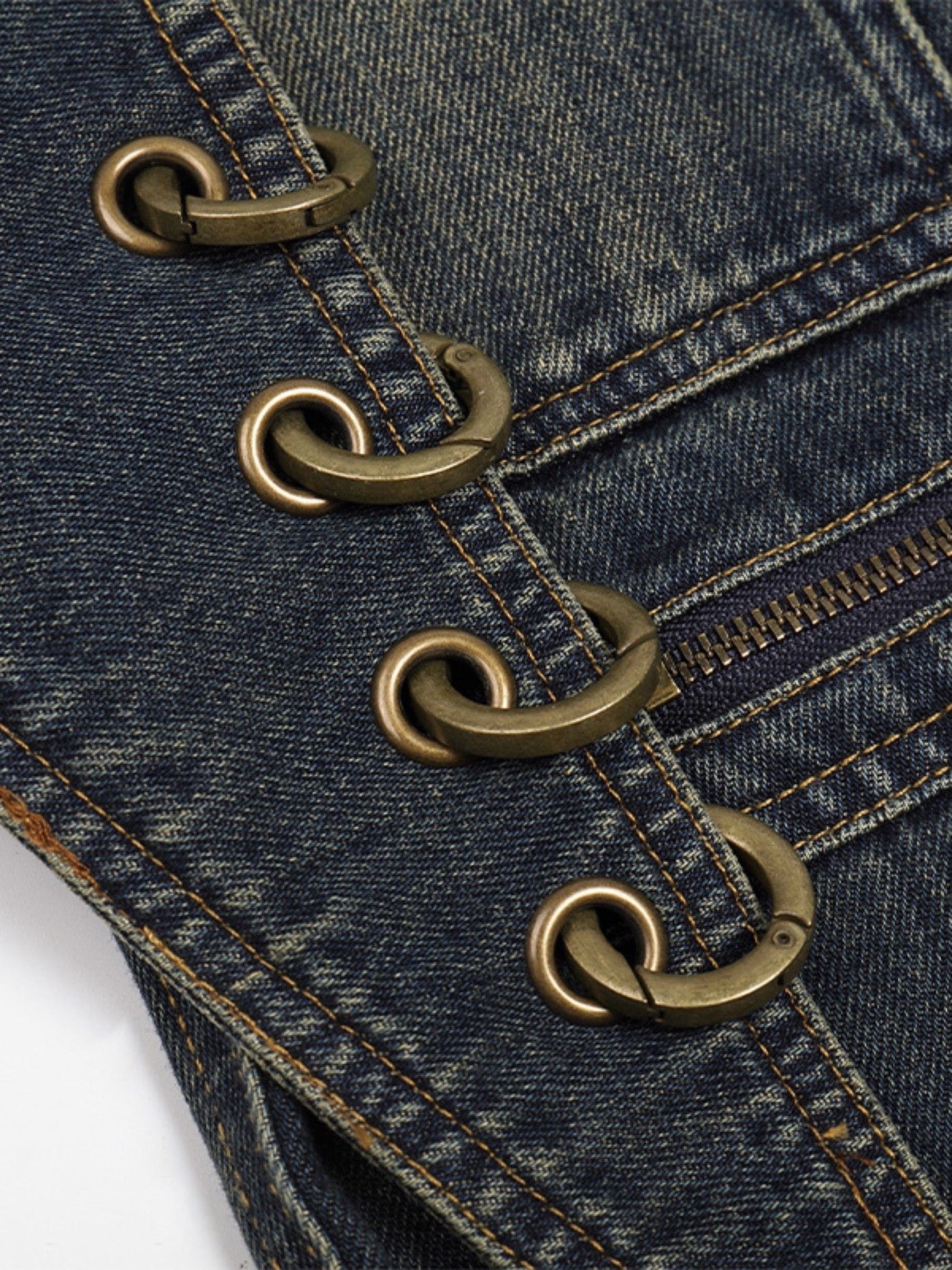 DND4DES Scimitar Rings Deconstructed Denim Cargo