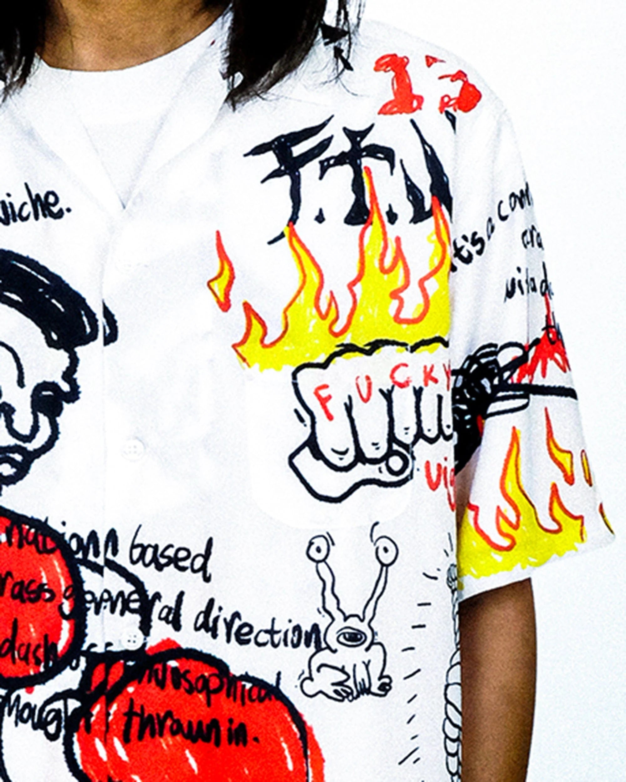 WCC Boxer Graffiti Half-Shirt