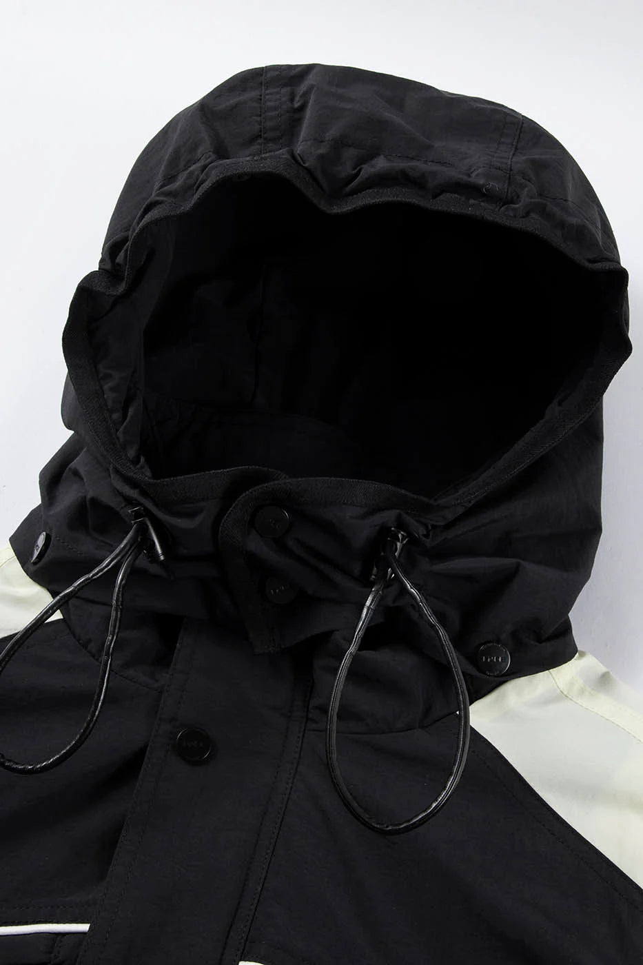 F2CE Deconstructed Detachable-Hood Color-Block Windbreaker