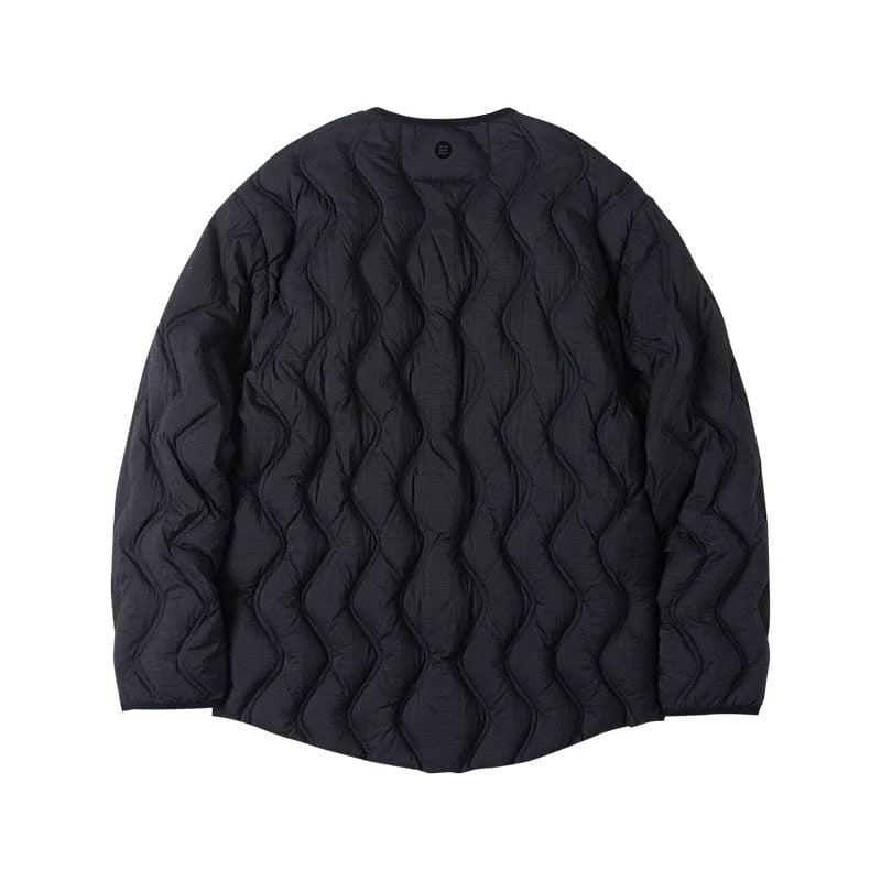 ENSHADOWER Wave Line Texture Light Down Jacket