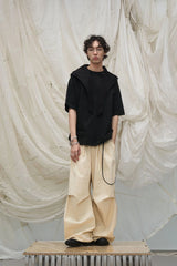 RELABEL Spliced Crinkled Oversized Cargo Pants