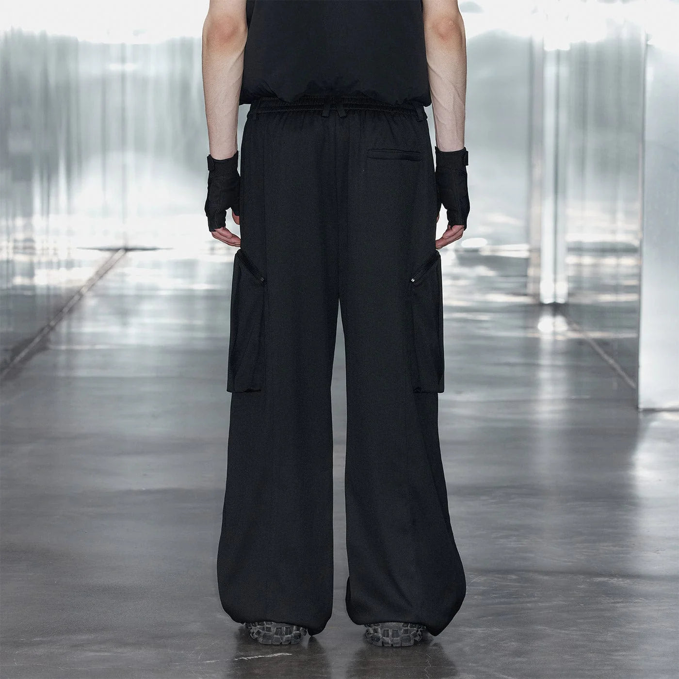 49PERCENT Embroidered Arrows Cargo Suit Pants