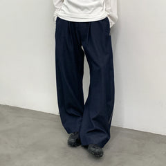 ROARINGWILD A ARCH Embroidered LOGO Draped Oversized Pants