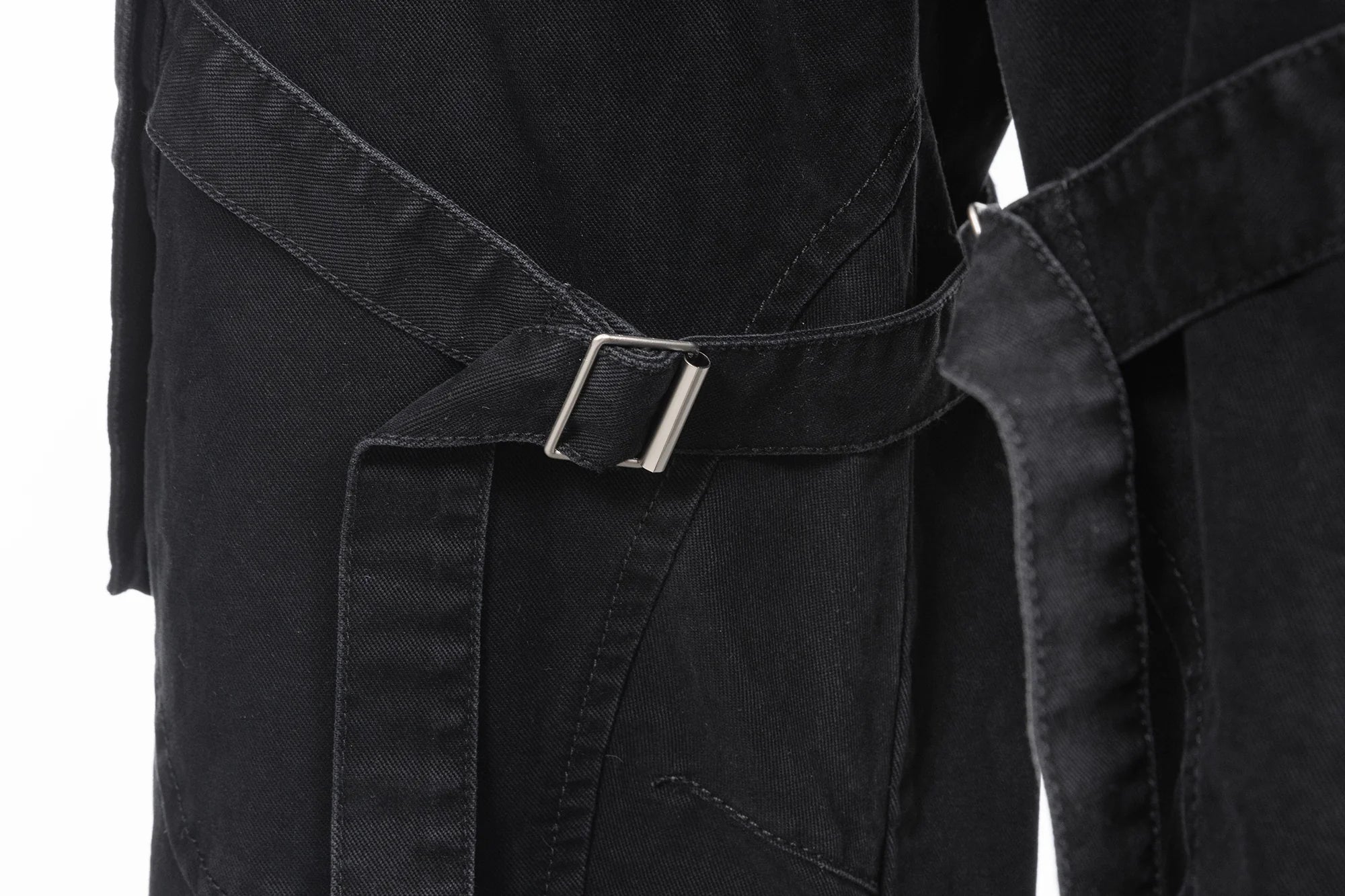 CATSSTAC Multi-Pocket Paneled Strap Cargo Pants