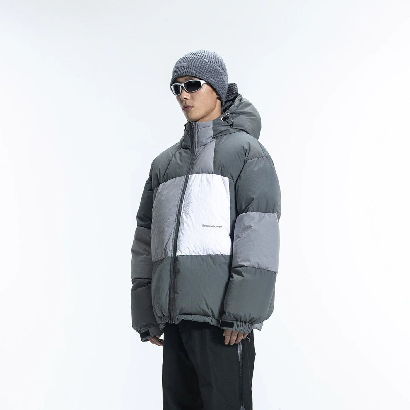 ENSHADOWER Patchwork Down Jacket