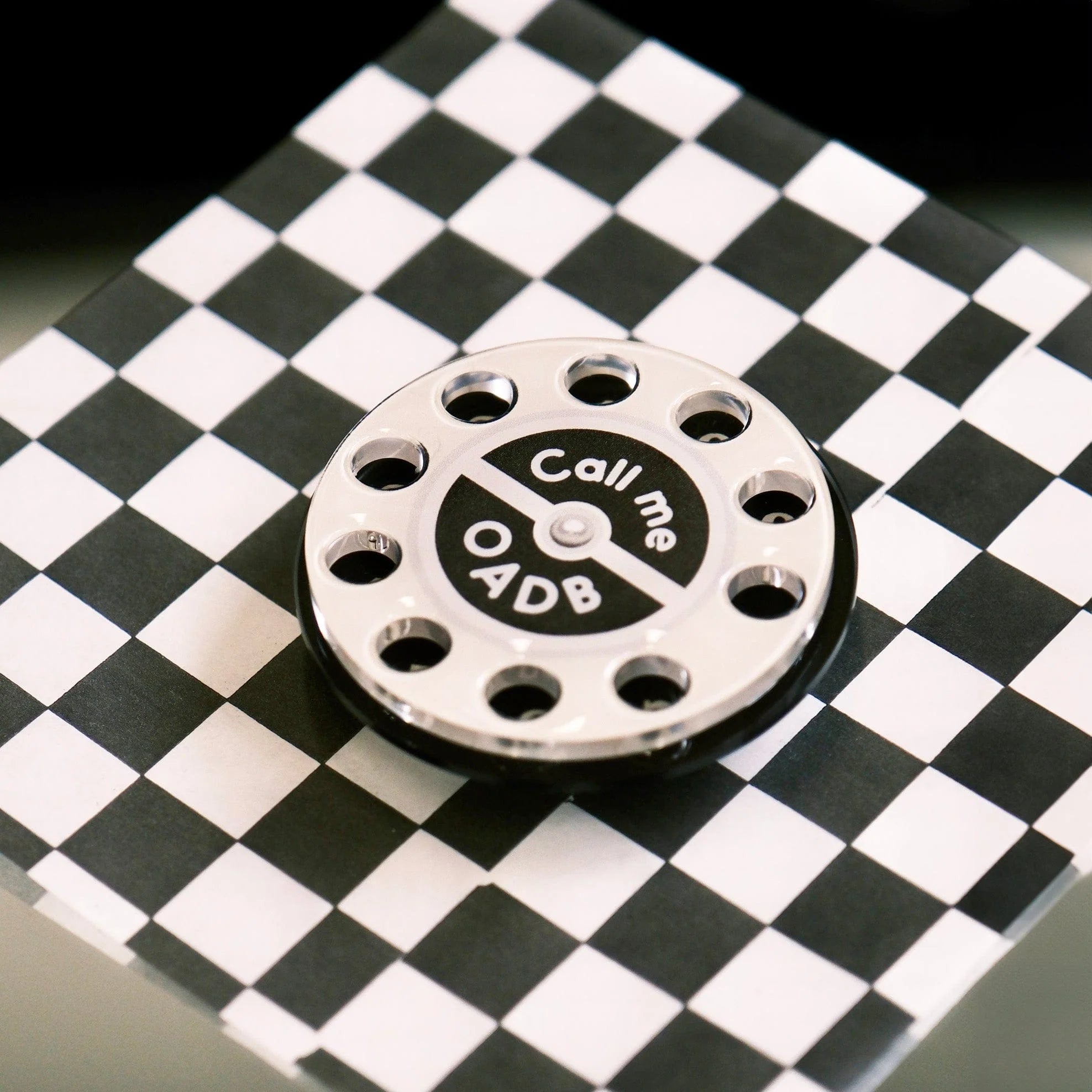 ONADAILYBASIS Rotary Dial Spinner Phone Grip