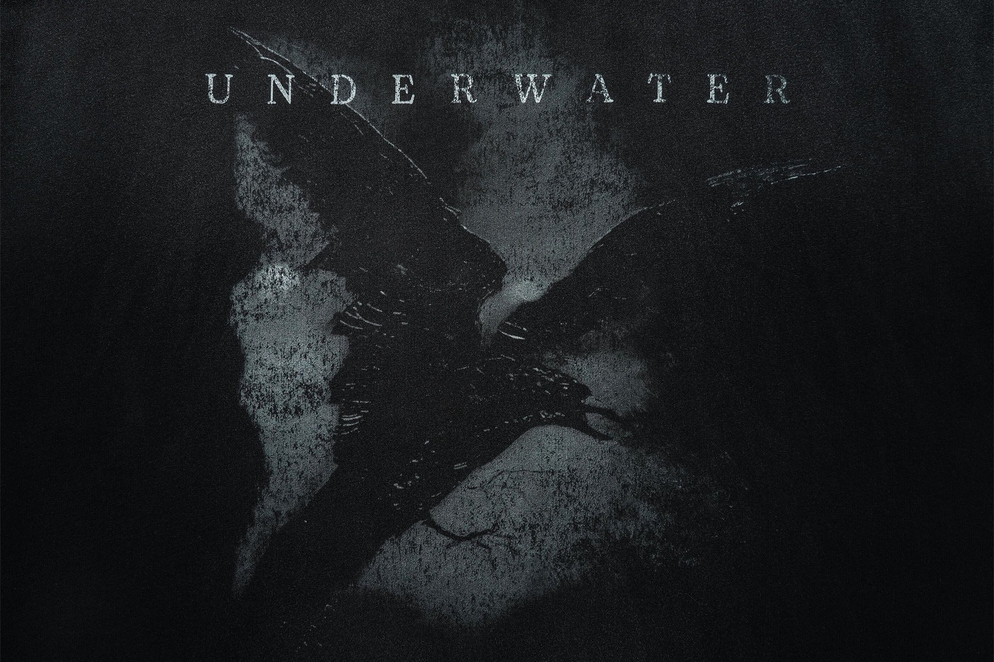 UNDERWATER The Dark Raven Distressed T-Shirt