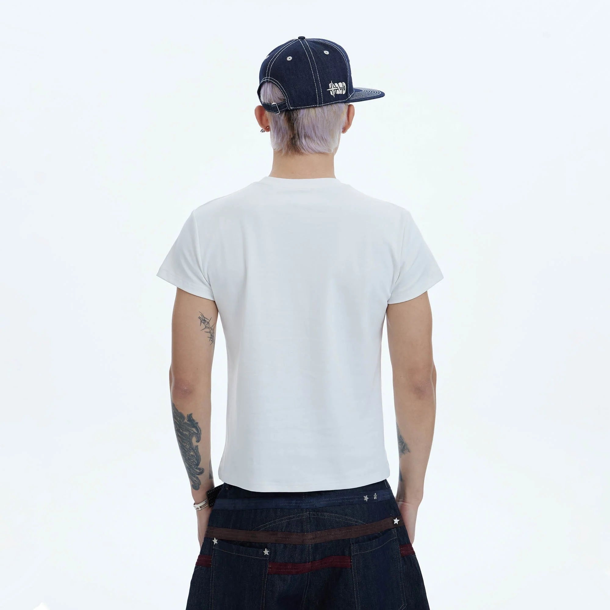 DND4DES Layered-Chain Graphic T-Shirt