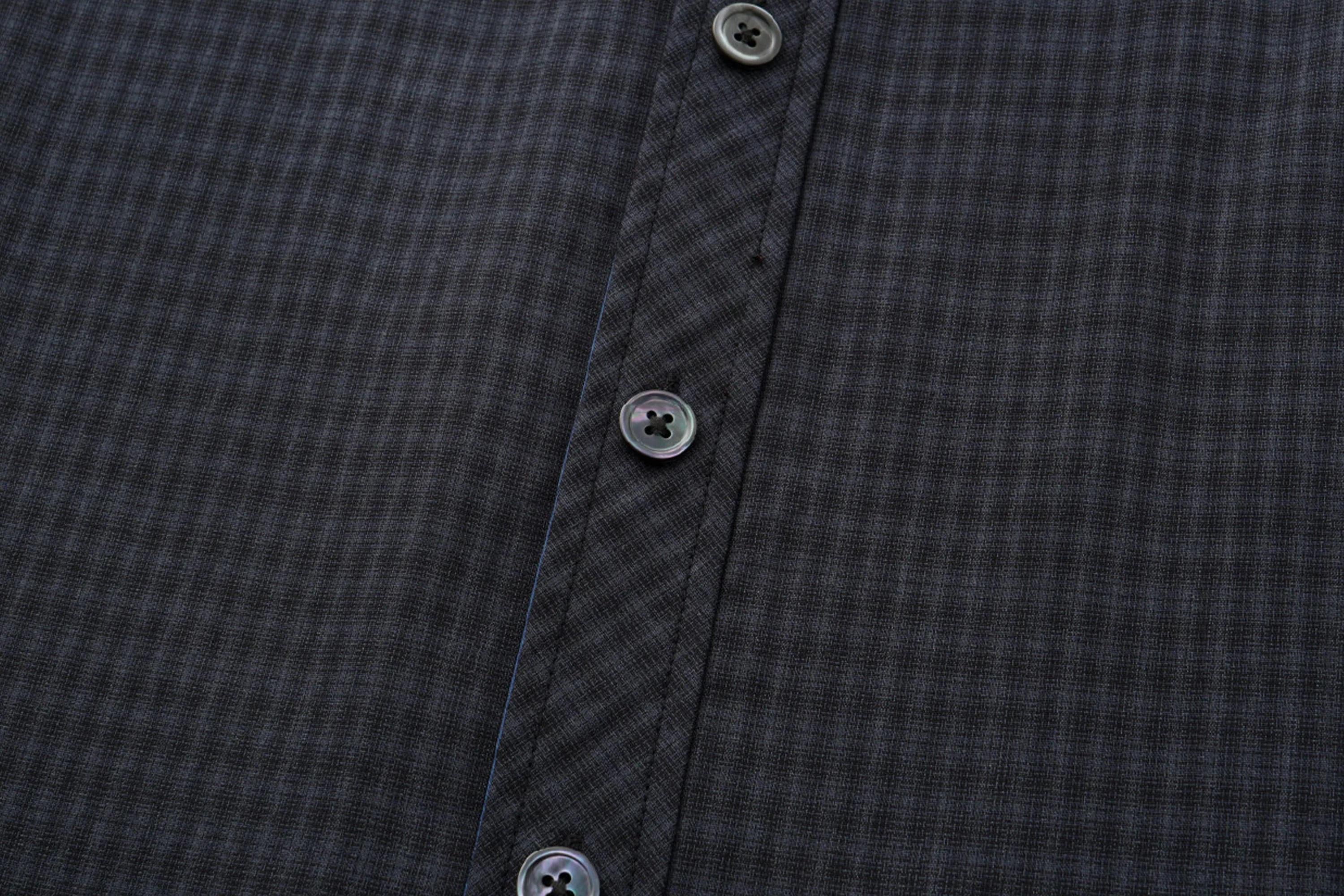 ALVNG AR ANTS Gloss Contrast Trim Check Shirt