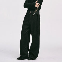 CATSSTAC Essential Panel Belt Wide-Leg Jeans