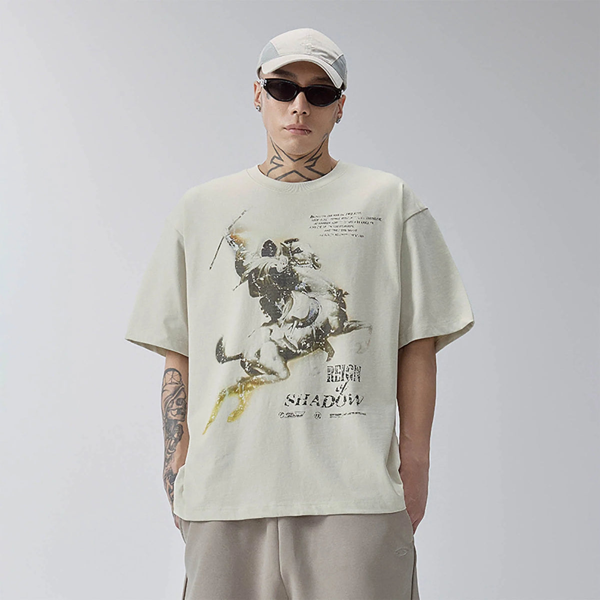 F2CE Retro Knight Graphic T-Shirt