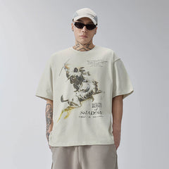 F2CE Retro Knight Graphic T-Shirt