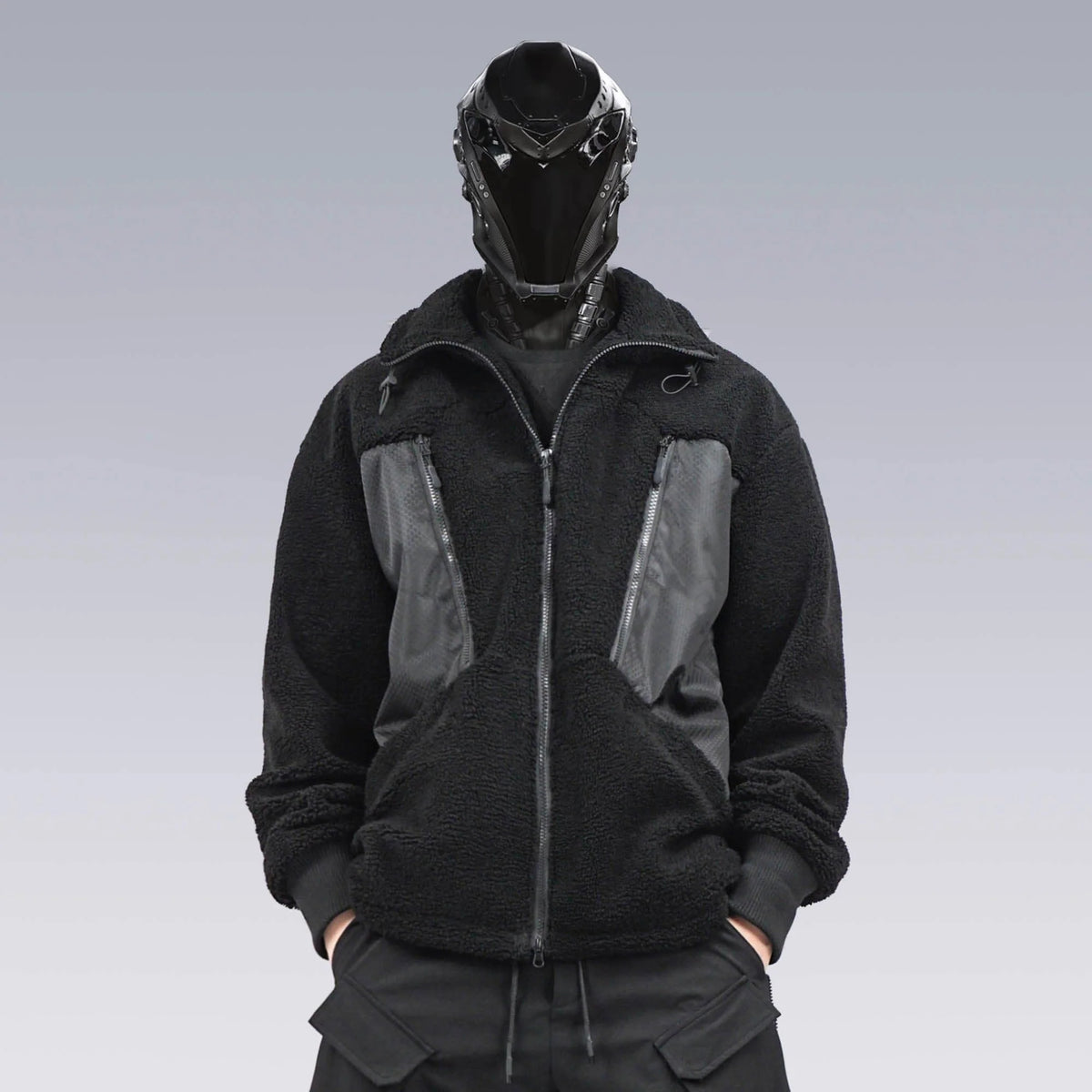 SILENSTORM Sherpa Paneled Utility Jacket