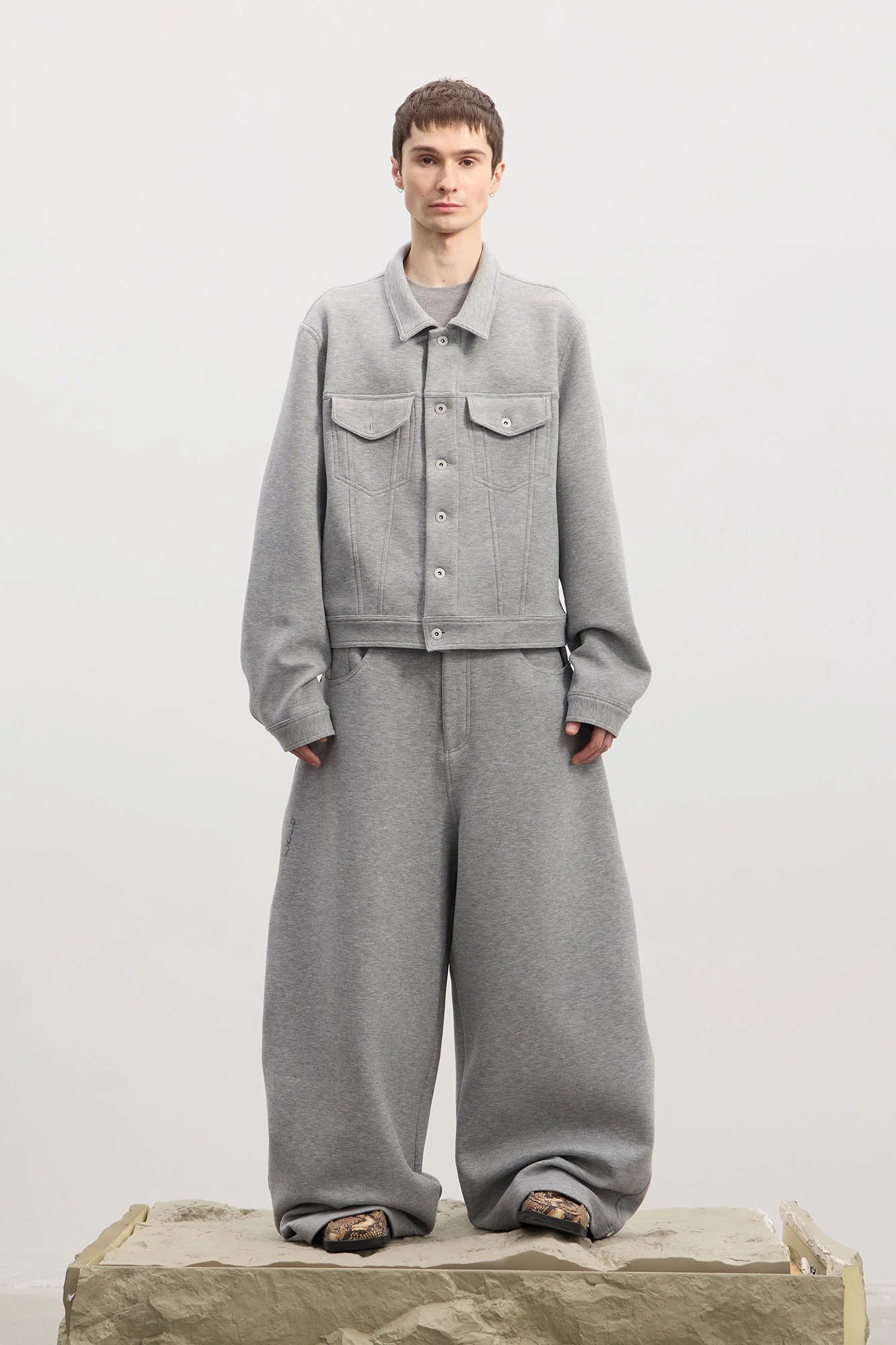 DND4DES Essential Wool-Blend Baggy Pants