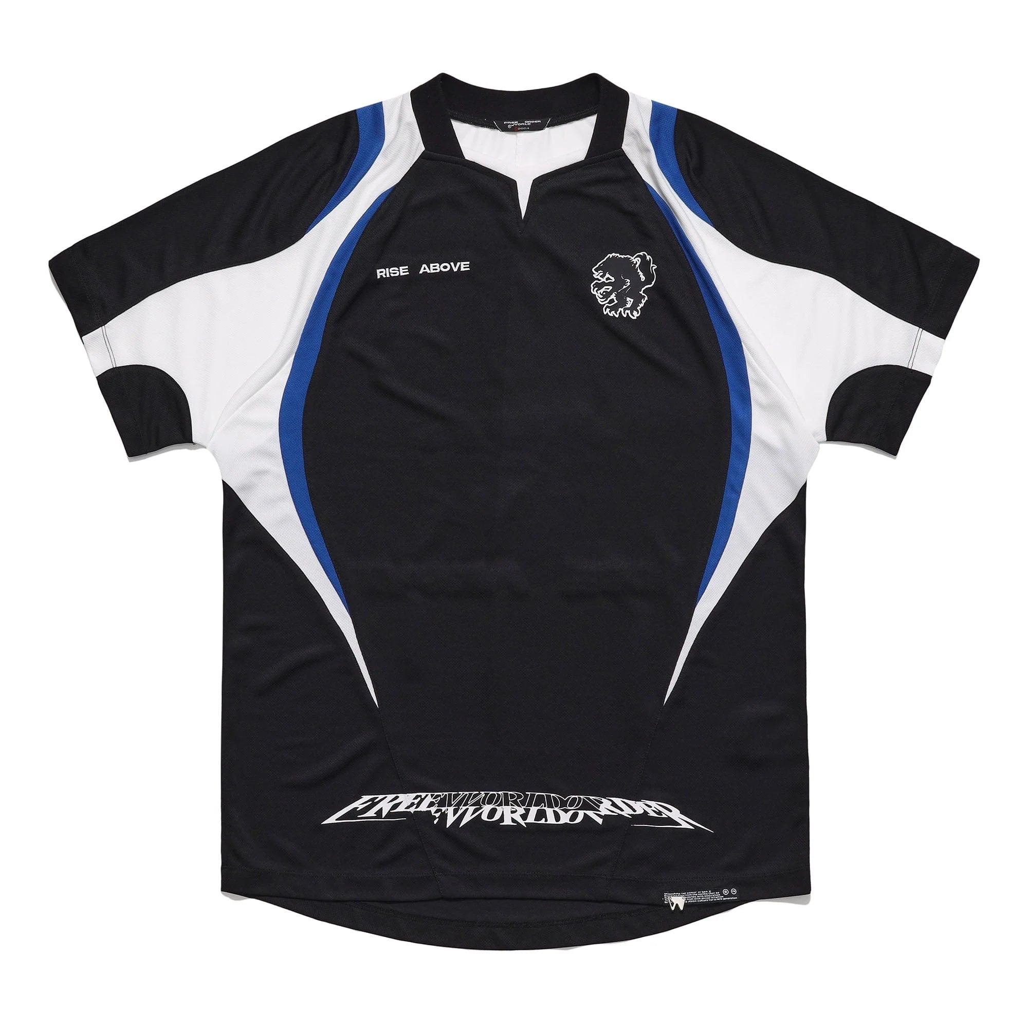 FVVO Retro Contrast Spliced Racing T-Shirt