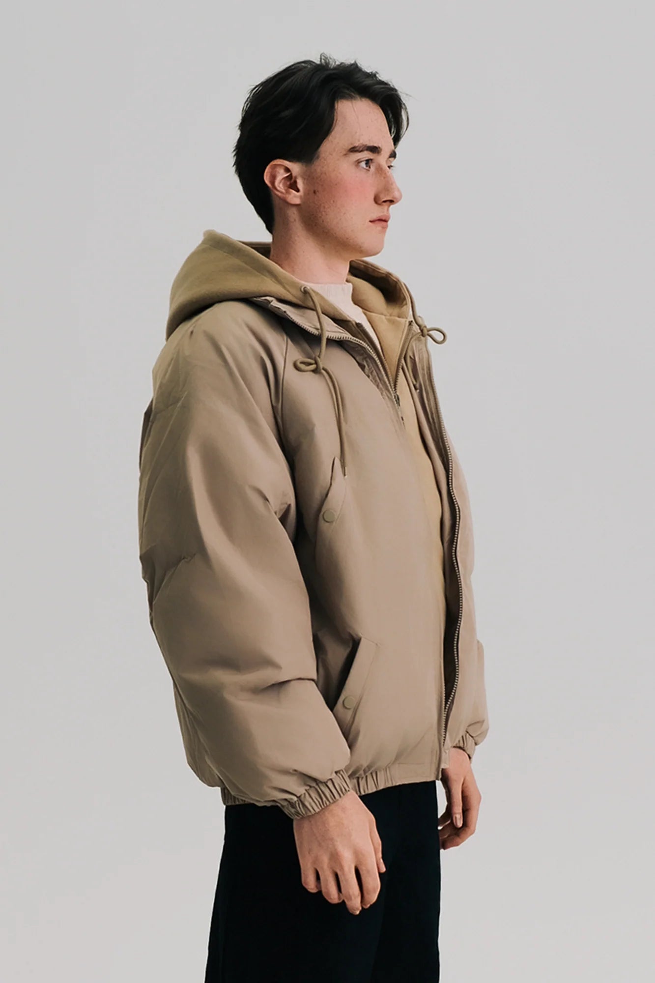 WIID Essential faux layered Hooded Puffer Jacket