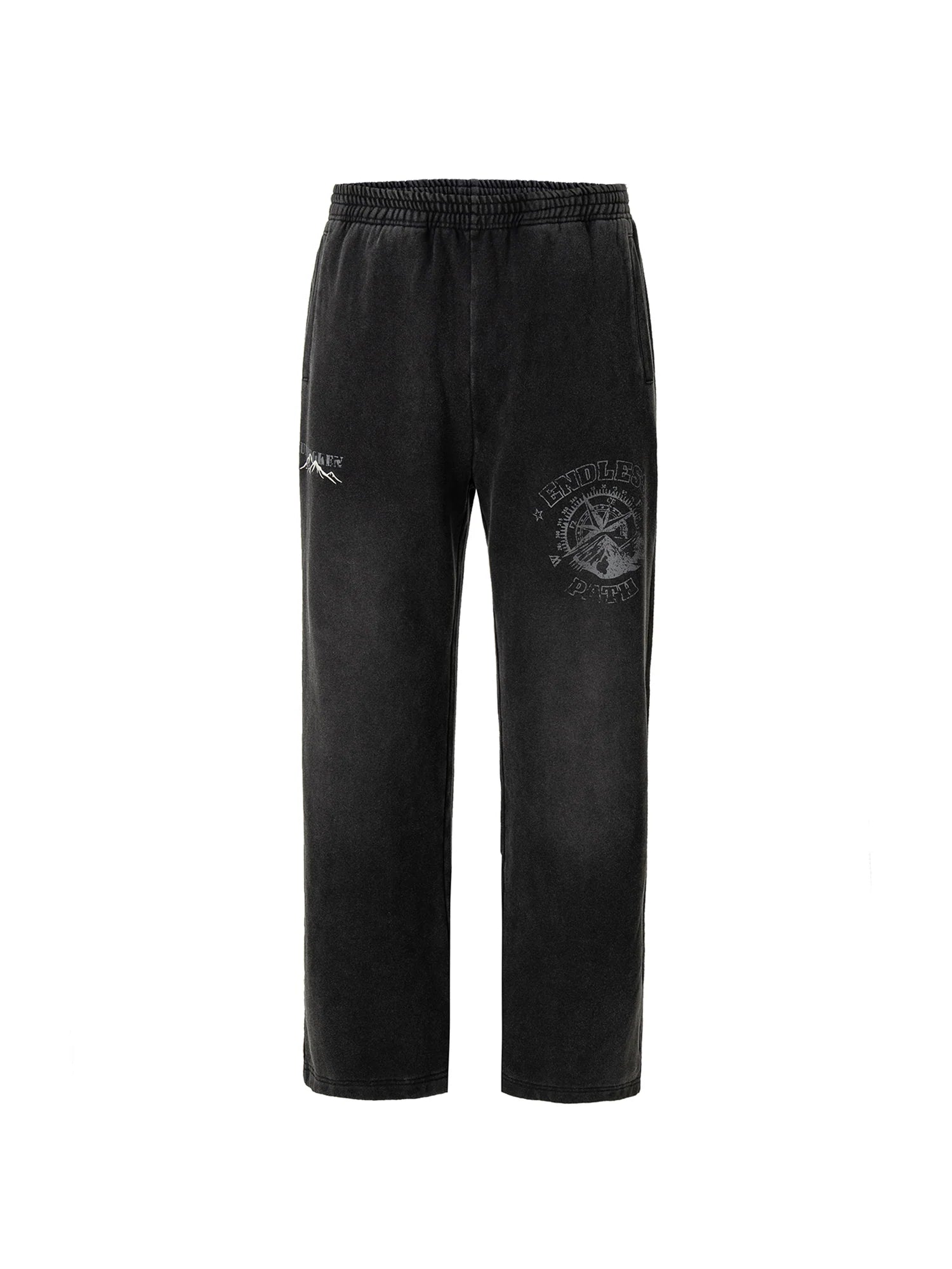 F2CE Washed Badge Graphic Drawstring Sweatpants