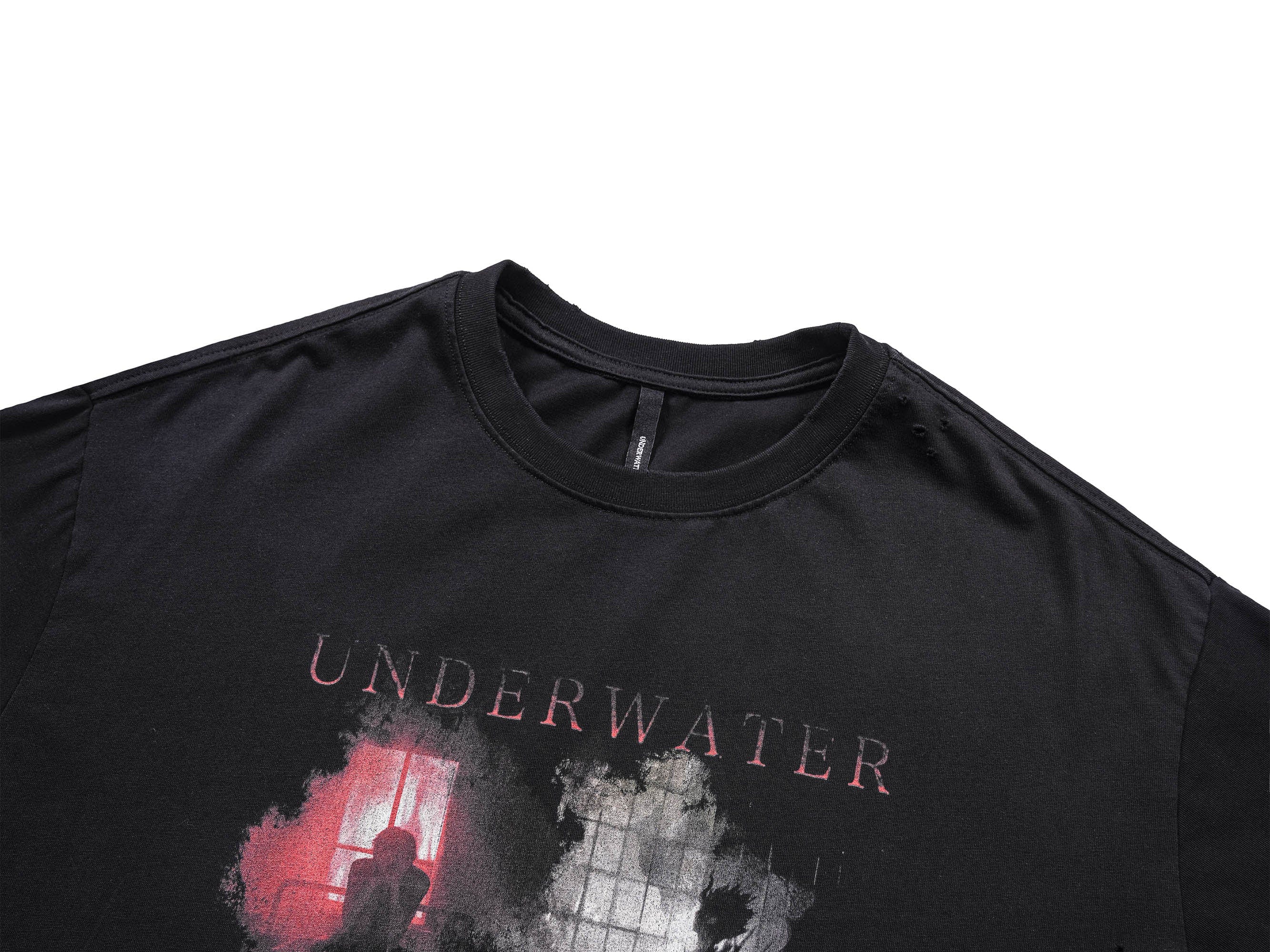 UNDERWATER Demonize Faded Graphic T-Shirt