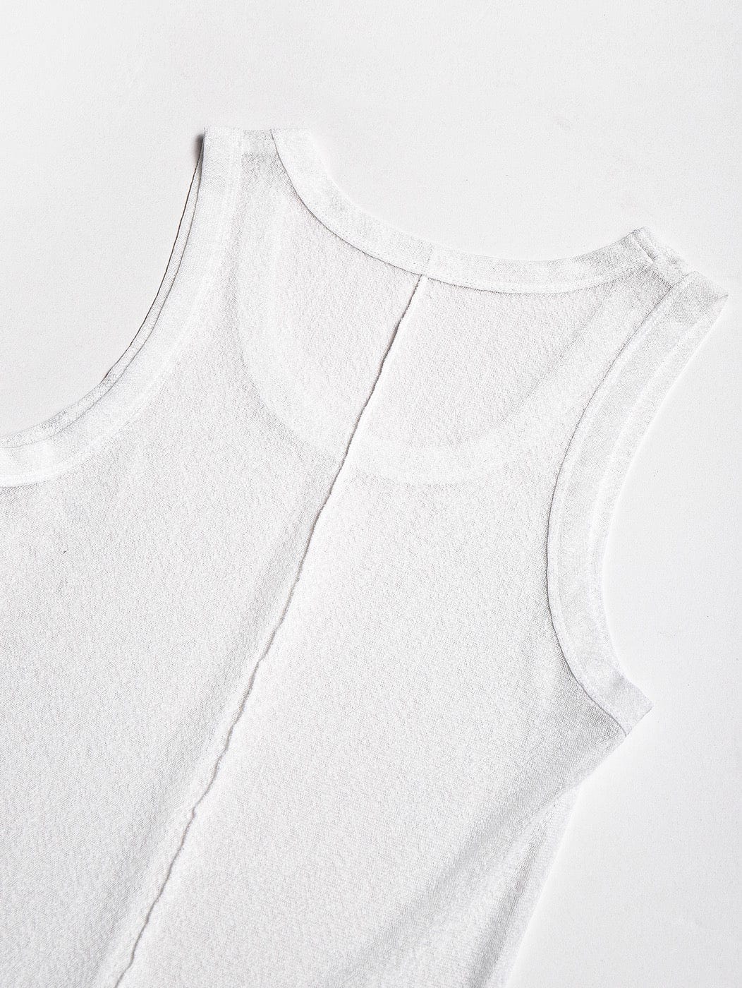 LEONSENSE Fog Tank Top White