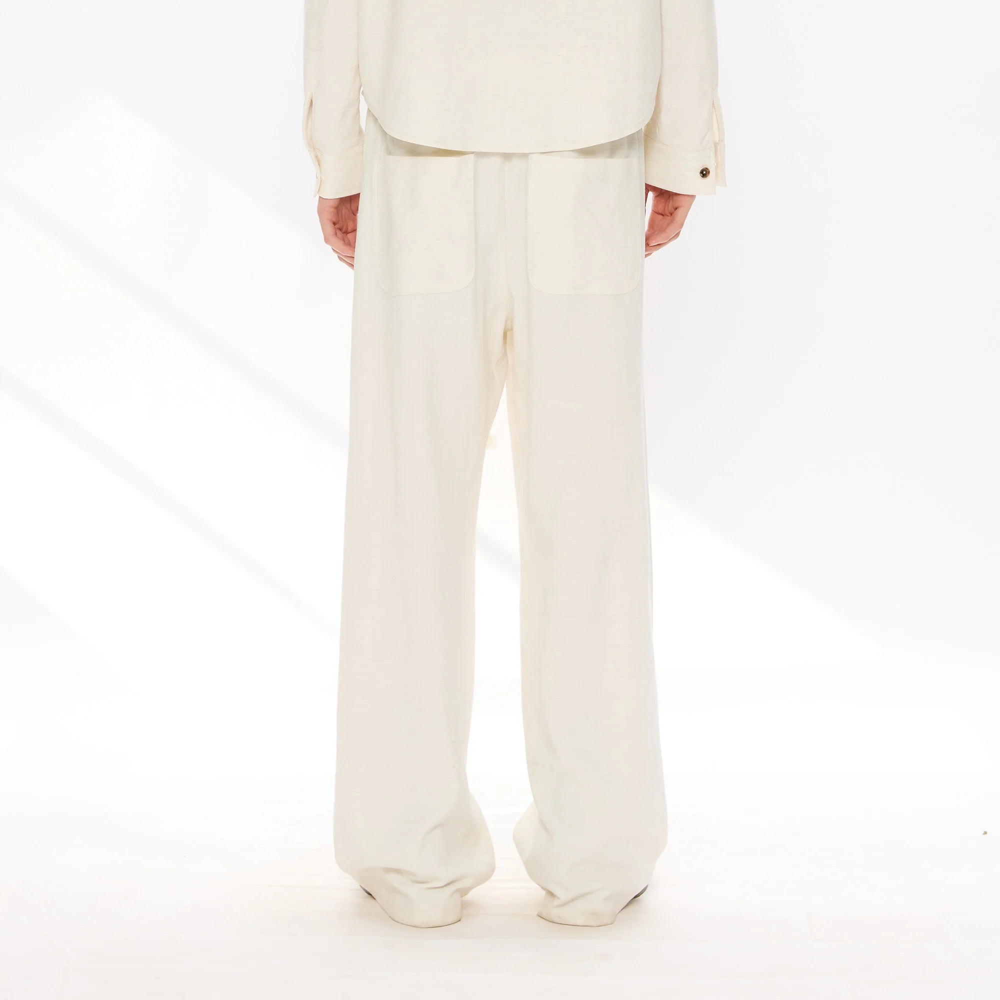 KREATE Tencel-Linen Straight-Leg Pants