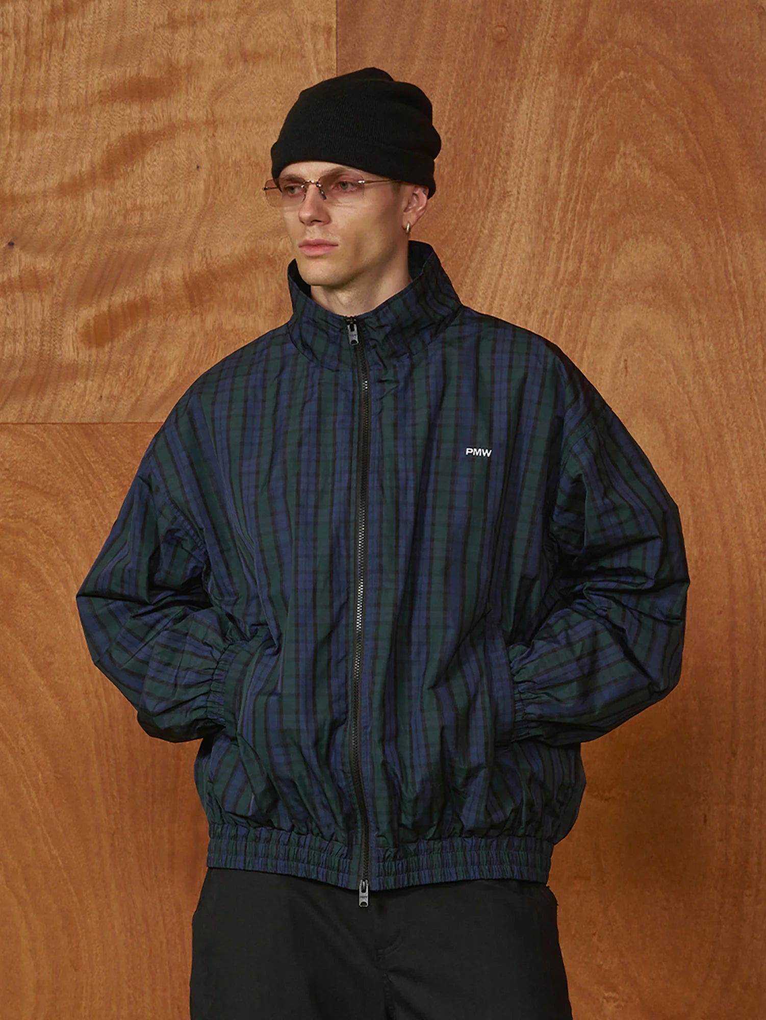 PMW Retro Plaid Utility Jacket
