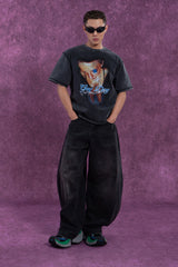 CLP Washed Balloon-Leg Jeans