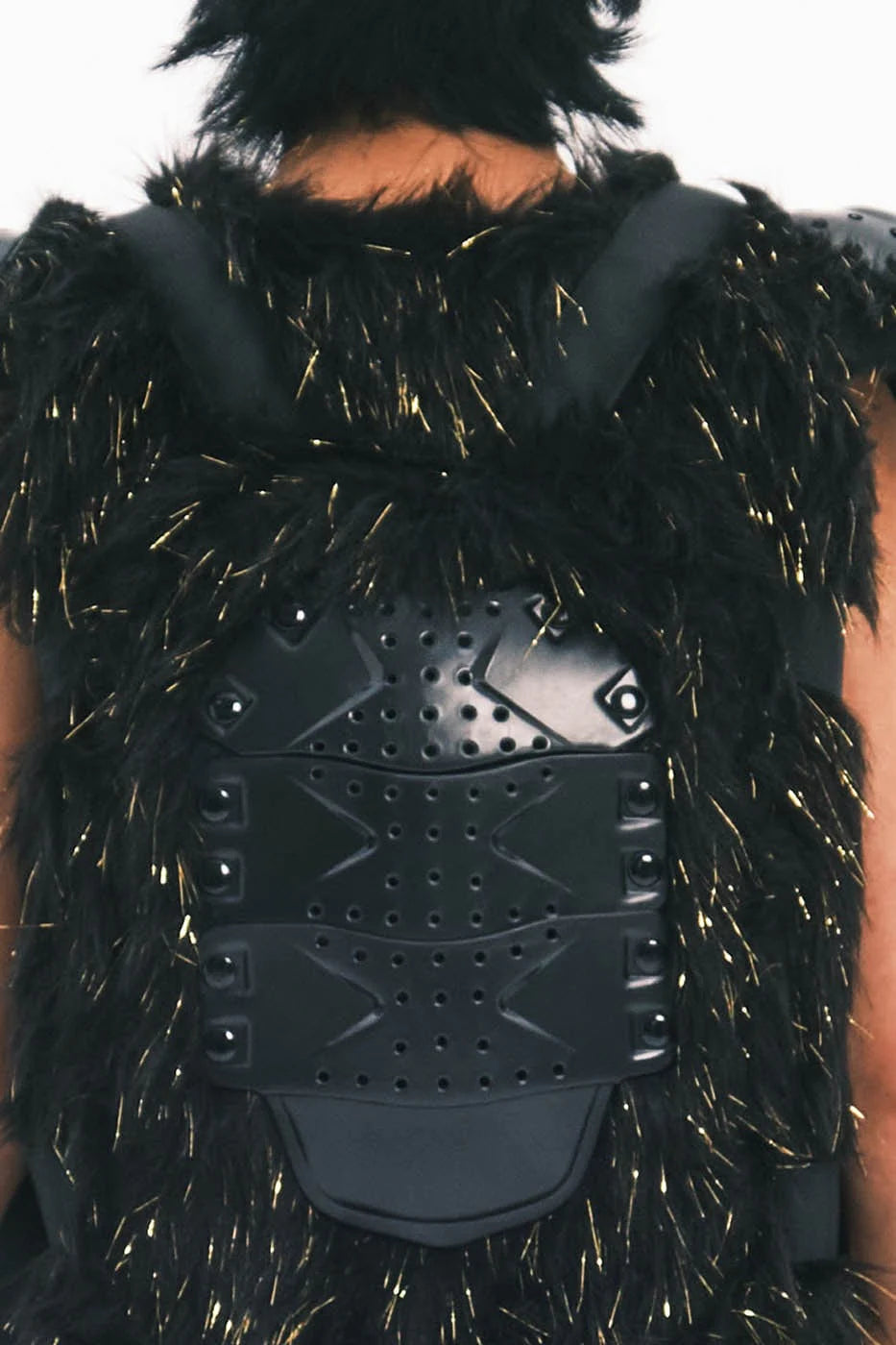 EMBRYO Cyber Faux Fur Warrior Vest