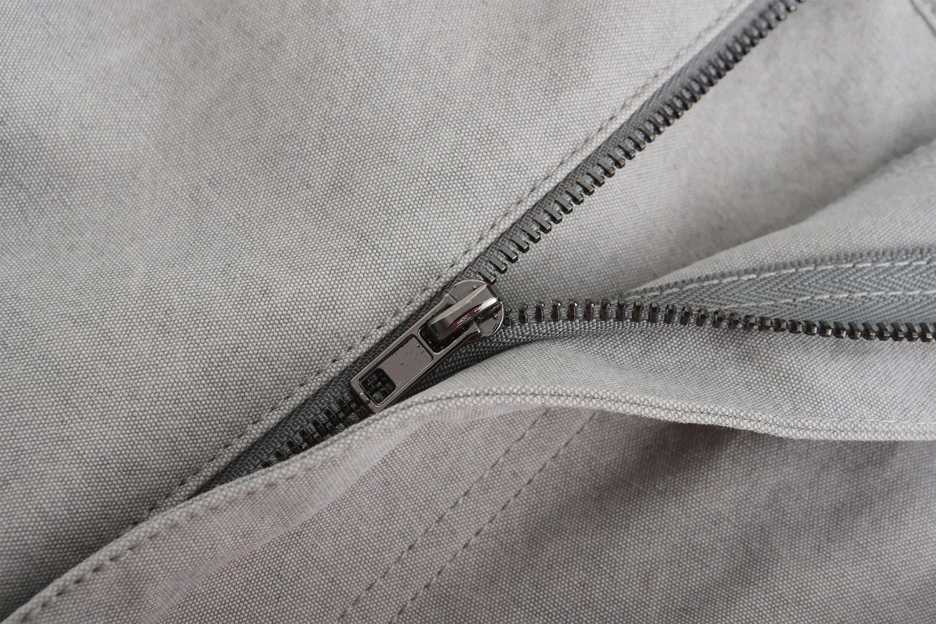VANN VALRENCE Detachable Washed Multi-Pocket Cargo Pants