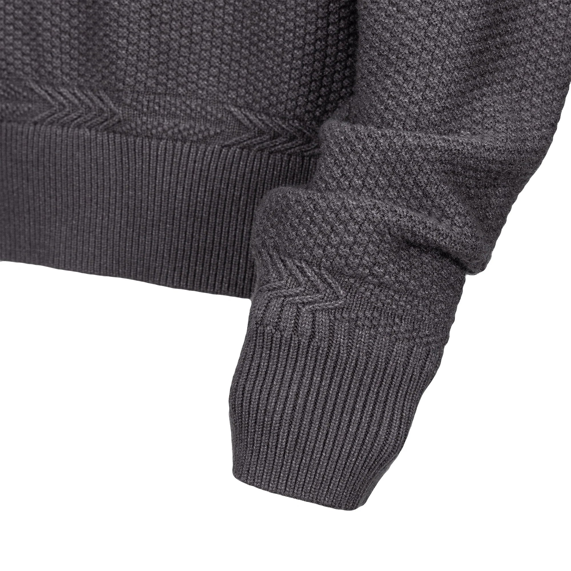 CATSSTAC Wheat-Weave V-Neck Oversized Sweater
