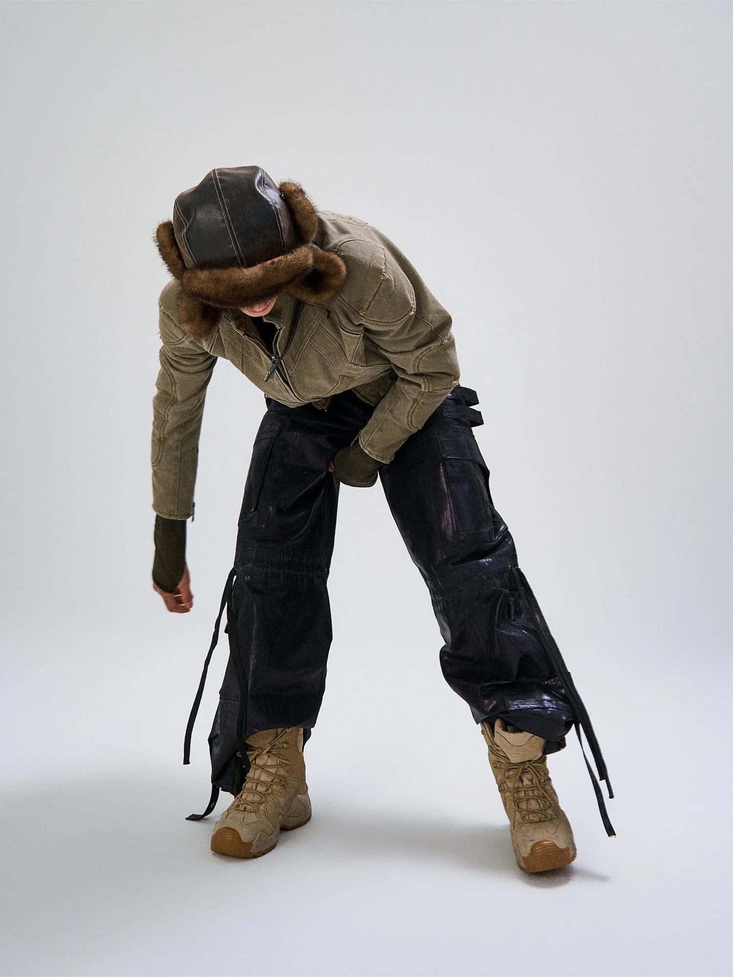 FLYERRER Panel Armor Moto Canvas Jacket